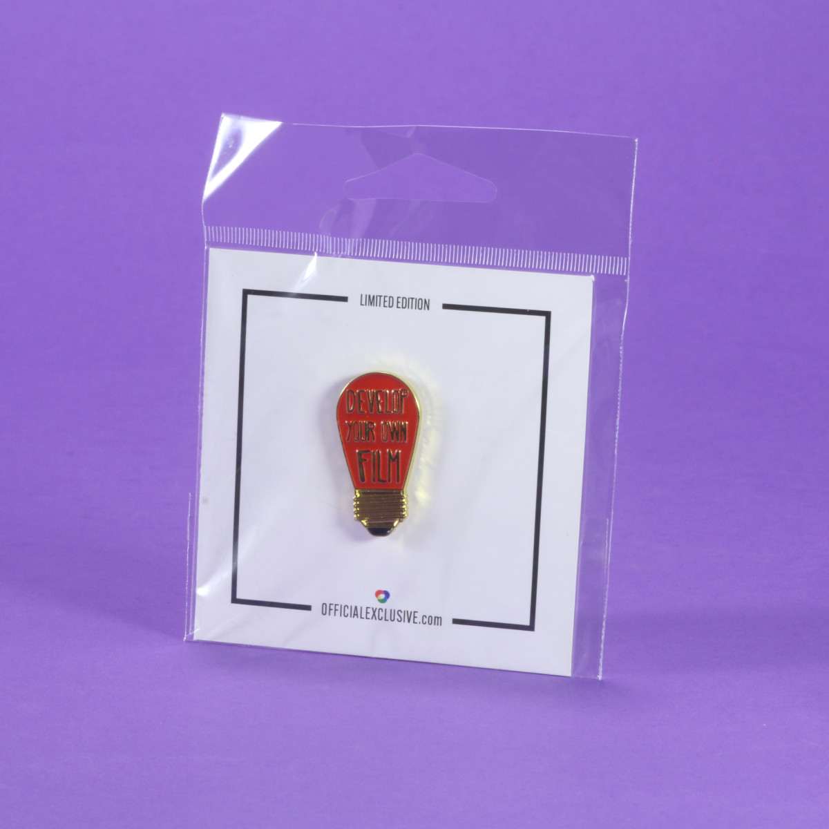 Develop Your Own Film Enamel Pin