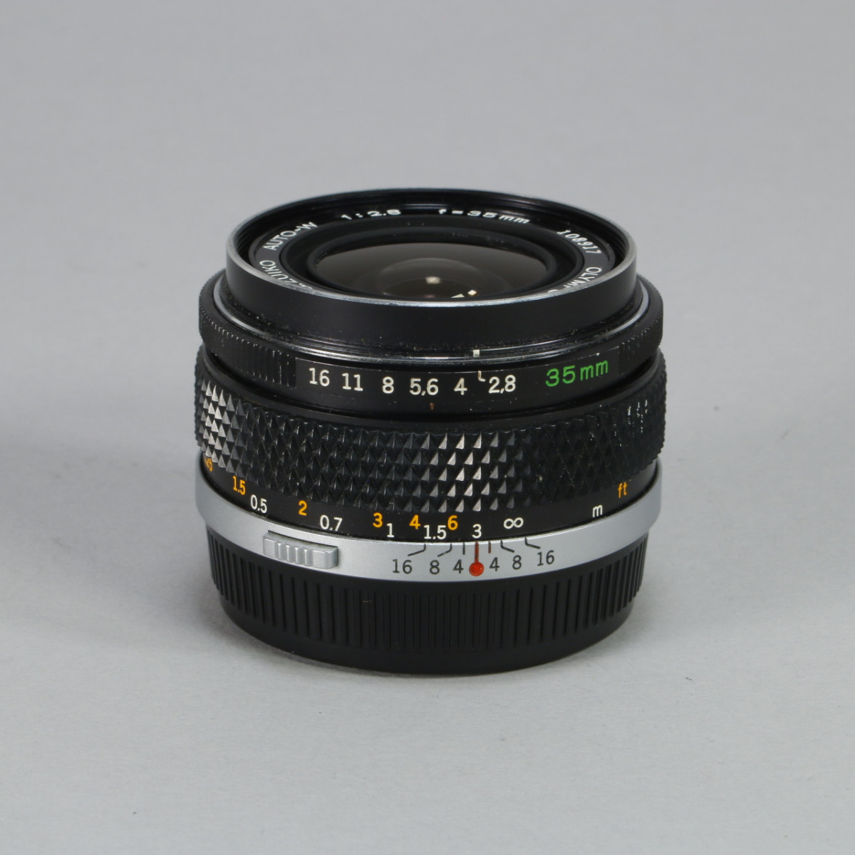 フィルムカメラ OLYMPUS OMSYSTEM G.ZUIKO AUTOS 35mm f2.8 Near MINT] Olympus G.zuiko Auto-W 35mm F2.8 Lens OM System