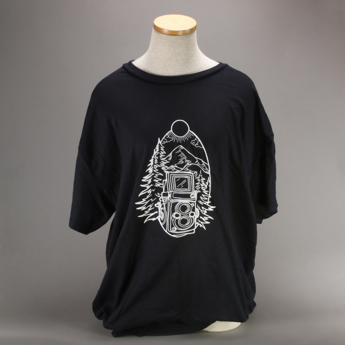 Analog Camera PNW TLR T-Shirt - Black - Extra Large