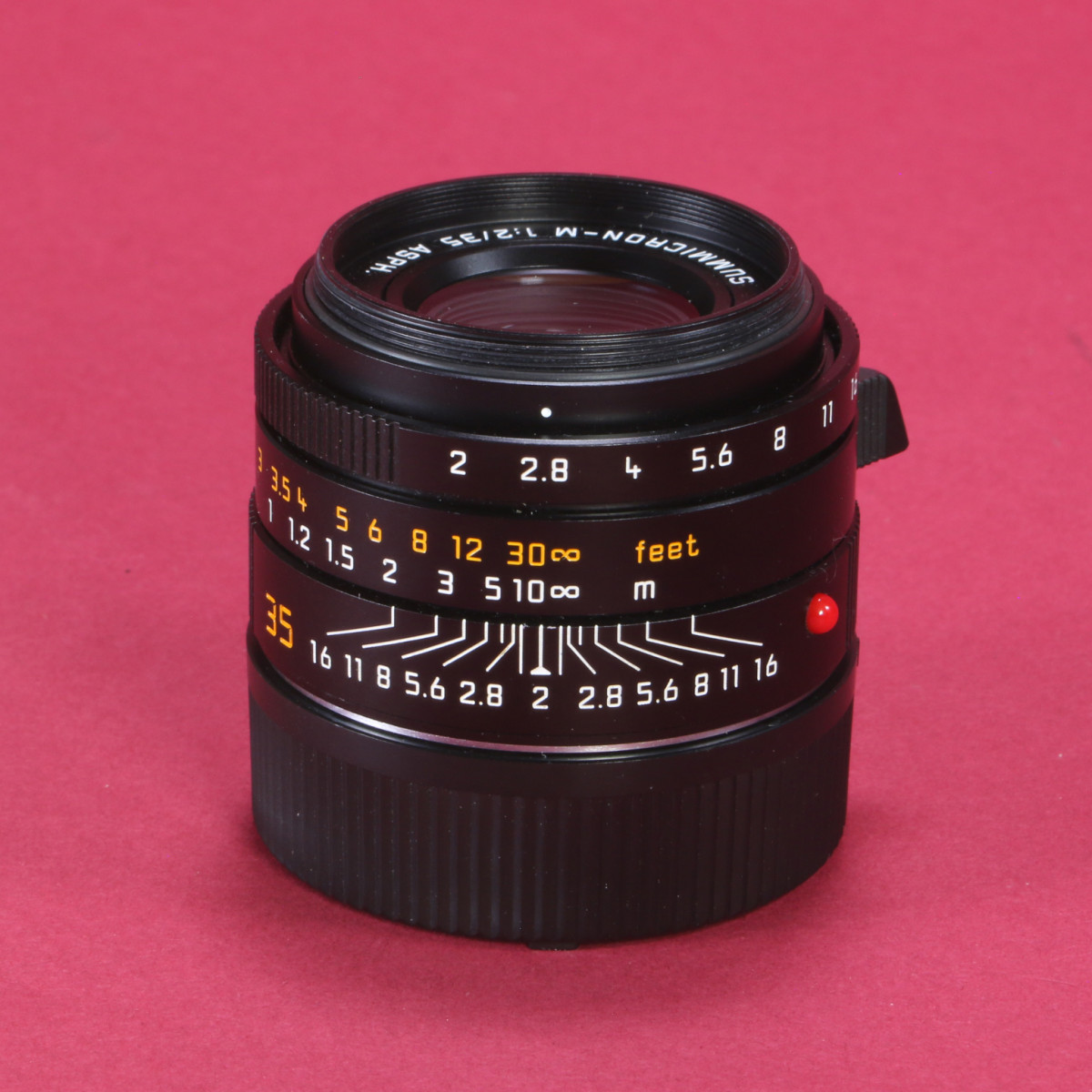 Leica 35mm f2 Summicron-M ASPH Lens 11673 for Leica M | Blue