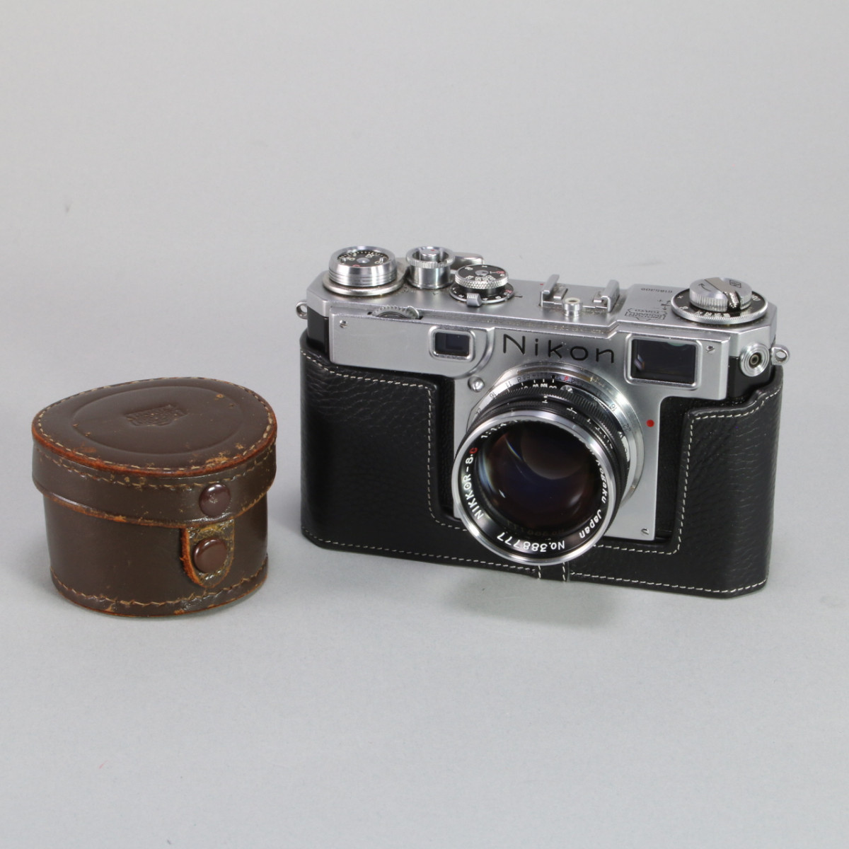 NIKON S2 Black  NIKKOR-S・C 1：1．4 F=5cm Nikon S2 Black Dial Camera with 5cm f1.4 Nikkor-S.C Lens