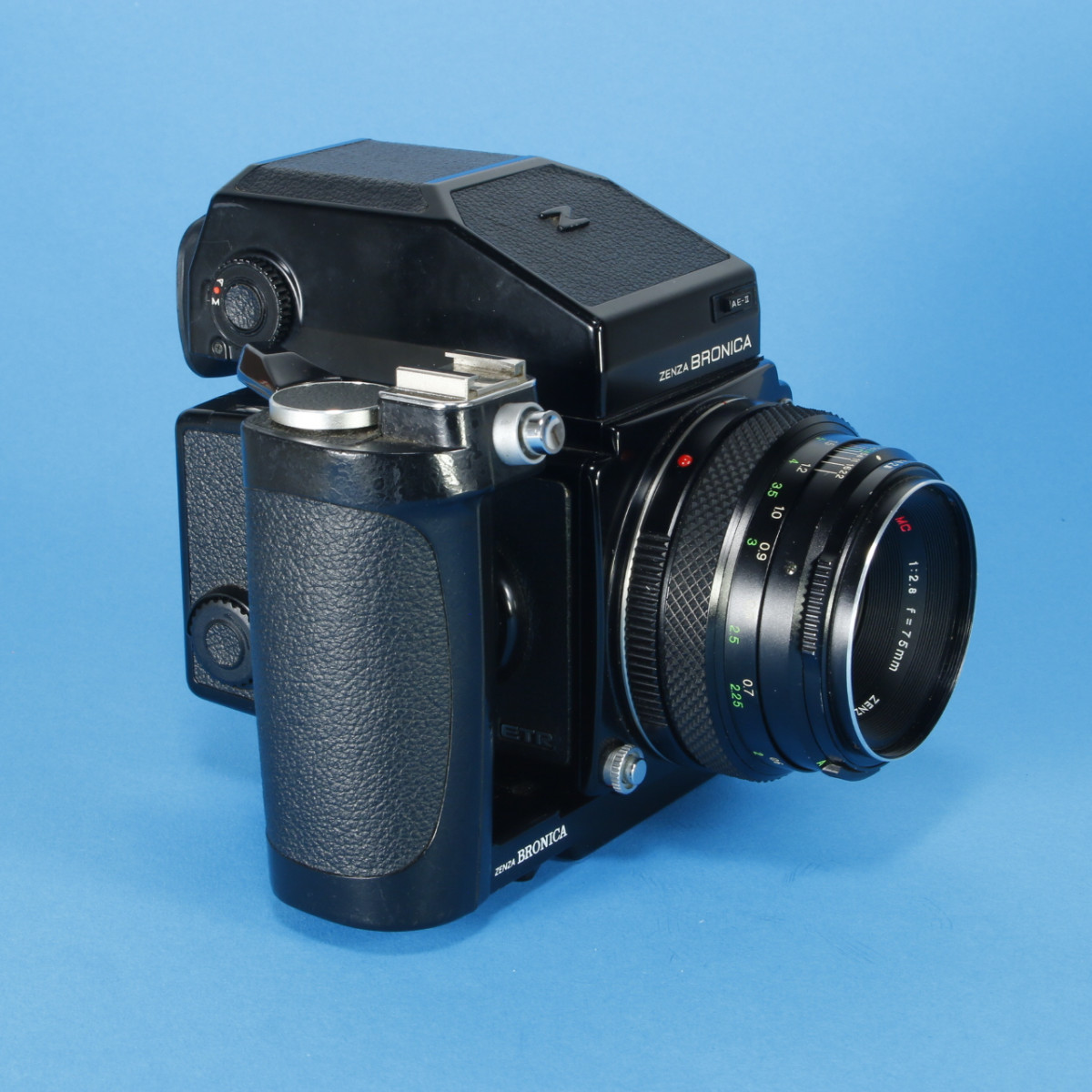 ZENZA BRONICA ETR ENZANON  レンズ付き#470 ゼンザブロニカ Zenza Bronica ETR-C / AE-II プリズム