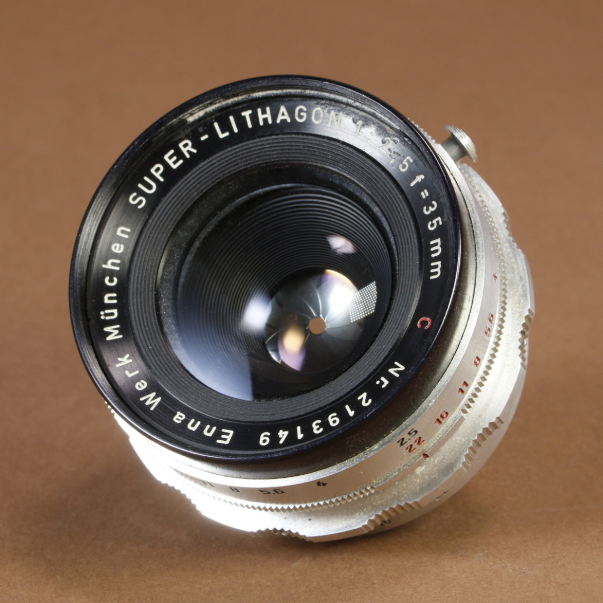 Enna Werk Munchen 35mm f2.5 Super-Lithagon C Lens for Exakta