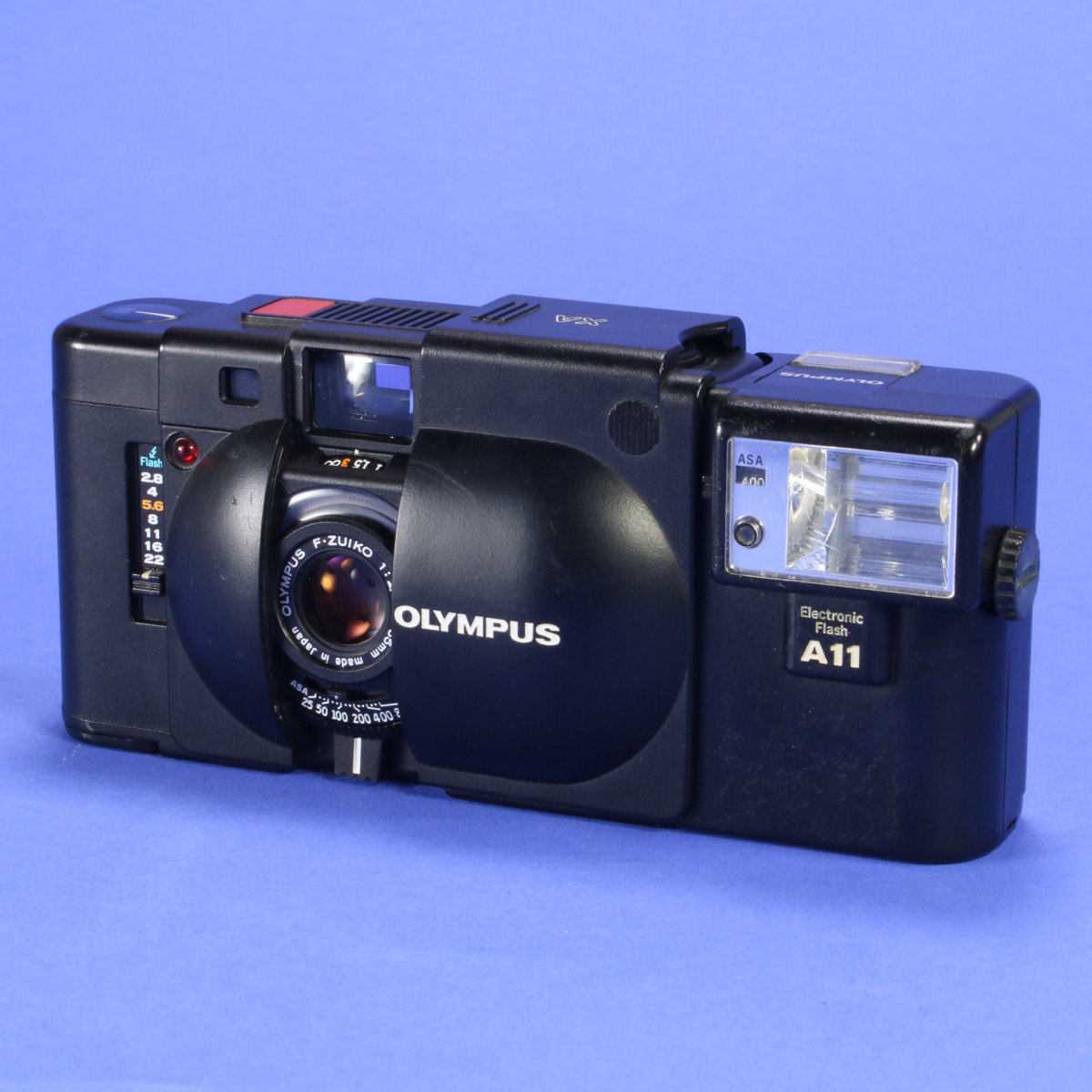 Olympus XA Camera with A11 Flash