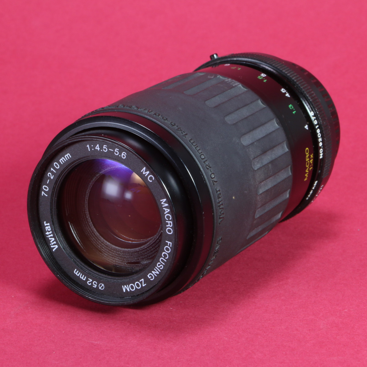 Vivitar 70-210mm f4.5-5.6 MC Macro Focusing Zoom Lens for Pentax PK-A