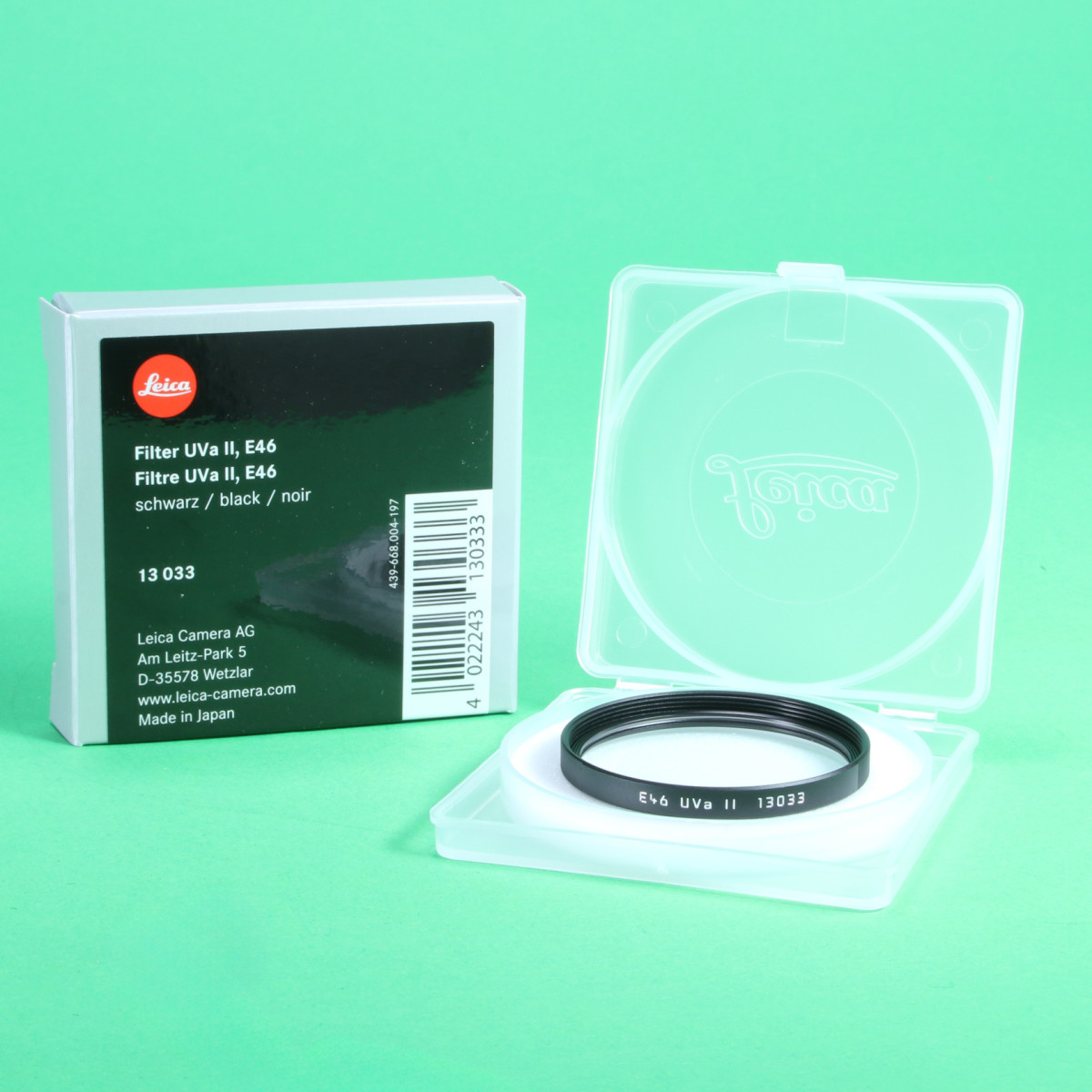 Leica UVa II 13033 Filter - E46