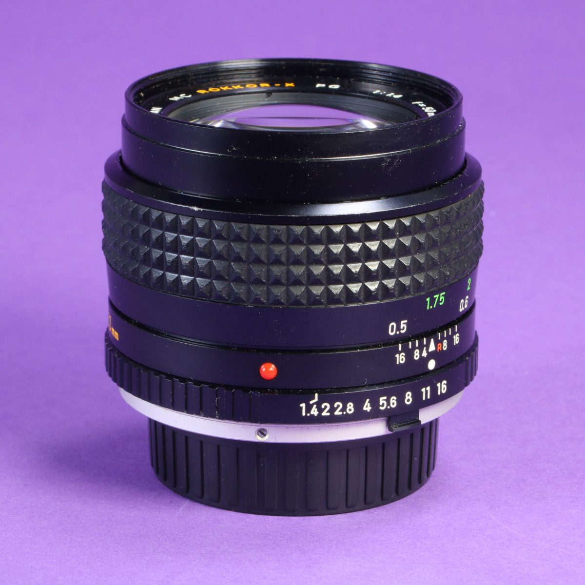 Minolta 50mm f1.4 Rokkor-X PG MC Lens