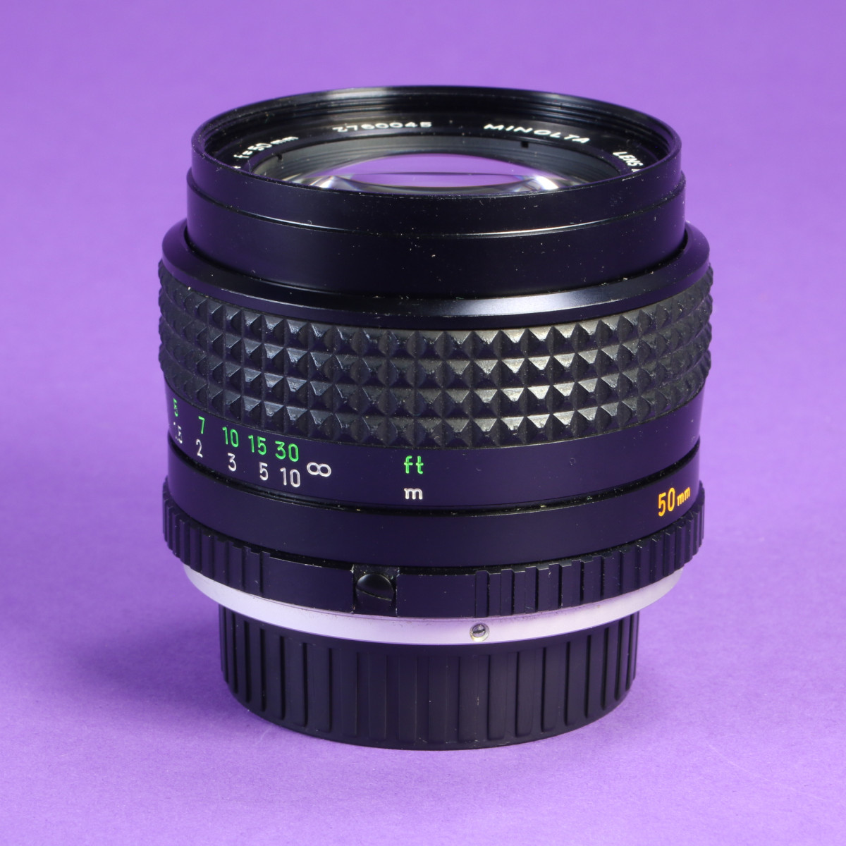 Minolta 50mm f1.4 Rokkor-X PG MC Lens