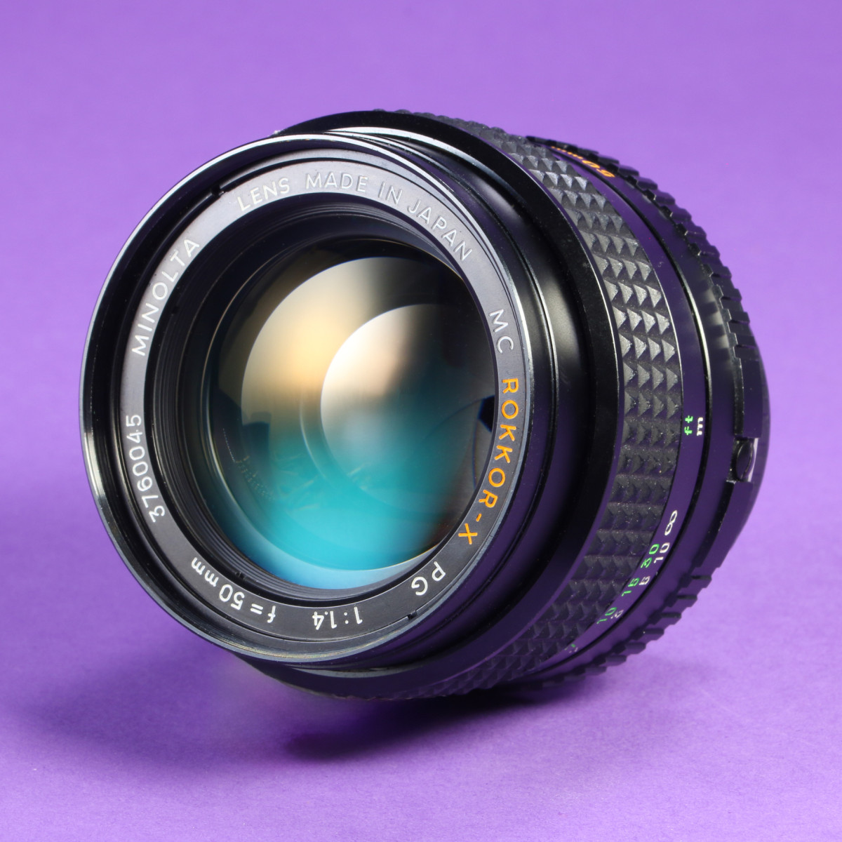 Minolta 50mm f1.4 Rokkor-X PG MC Lens