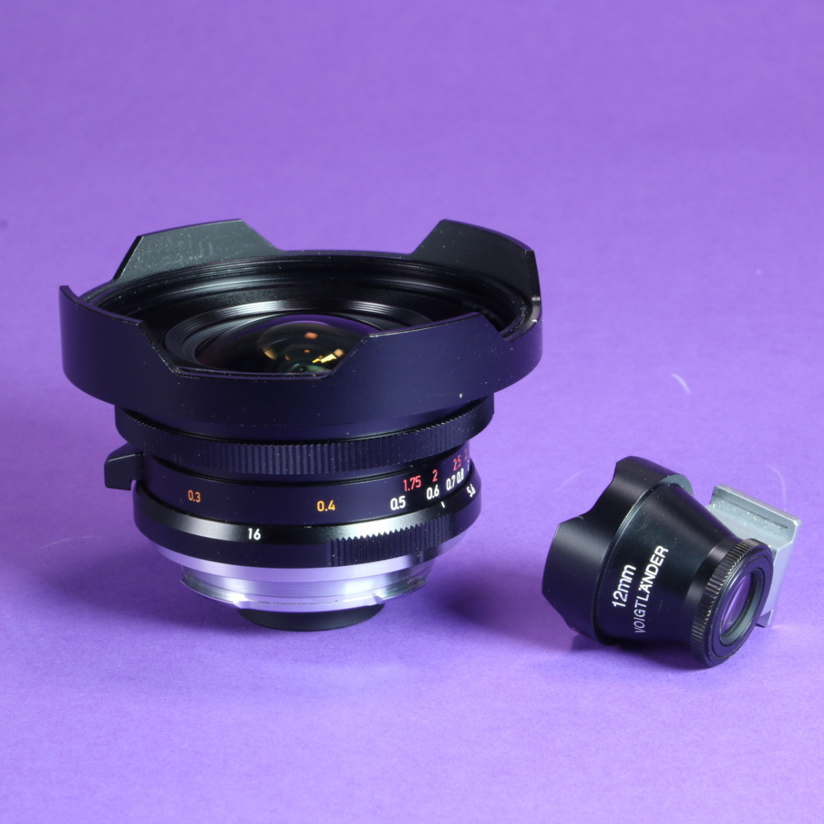 Leica MDa Camera Kit with Voigtlander 12mm f5.6 Ultra Wide-Heliar Lens