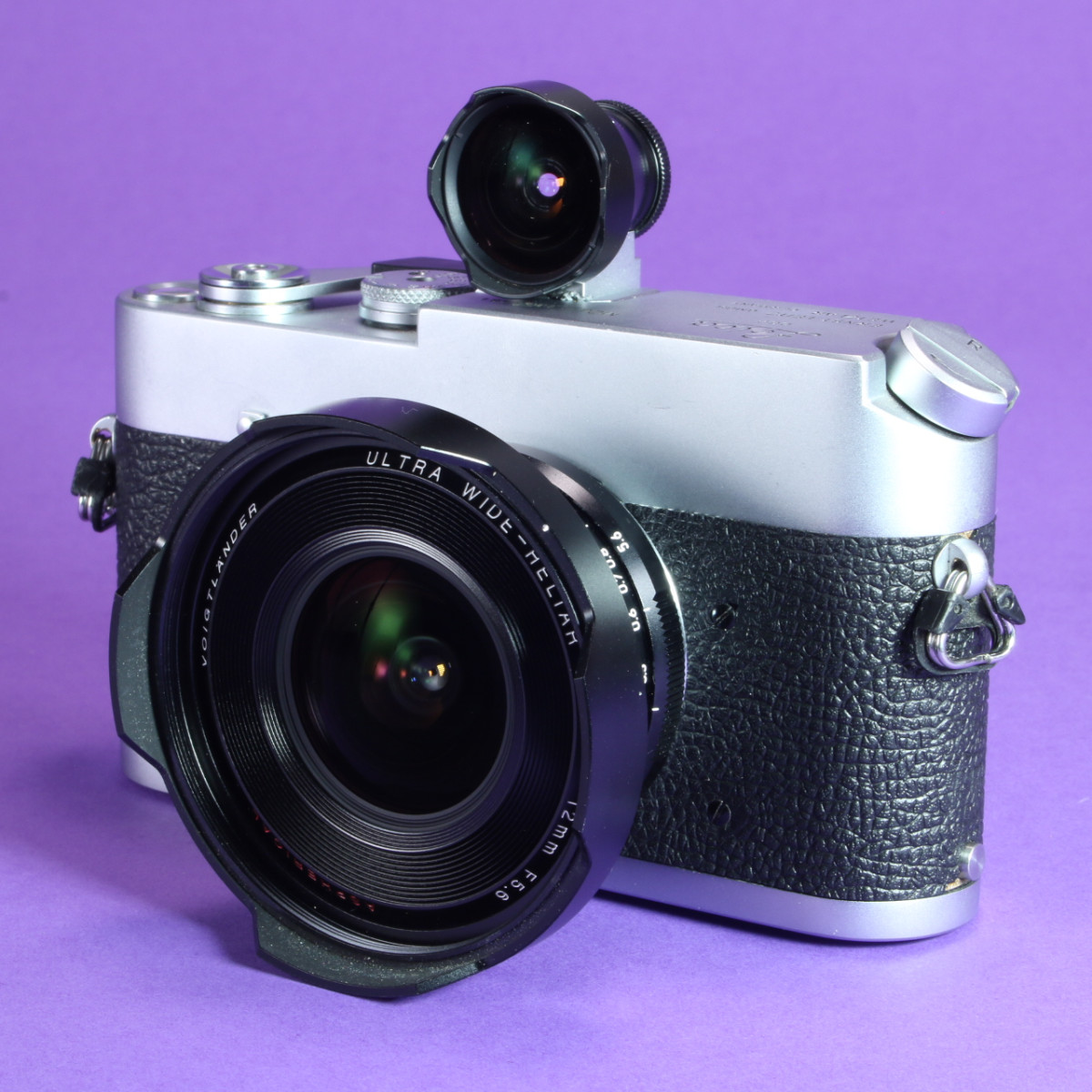 Leica MDa Camera Kit with Voigtlander 12mm f5.6 Ultra Wide-Heliar Lens