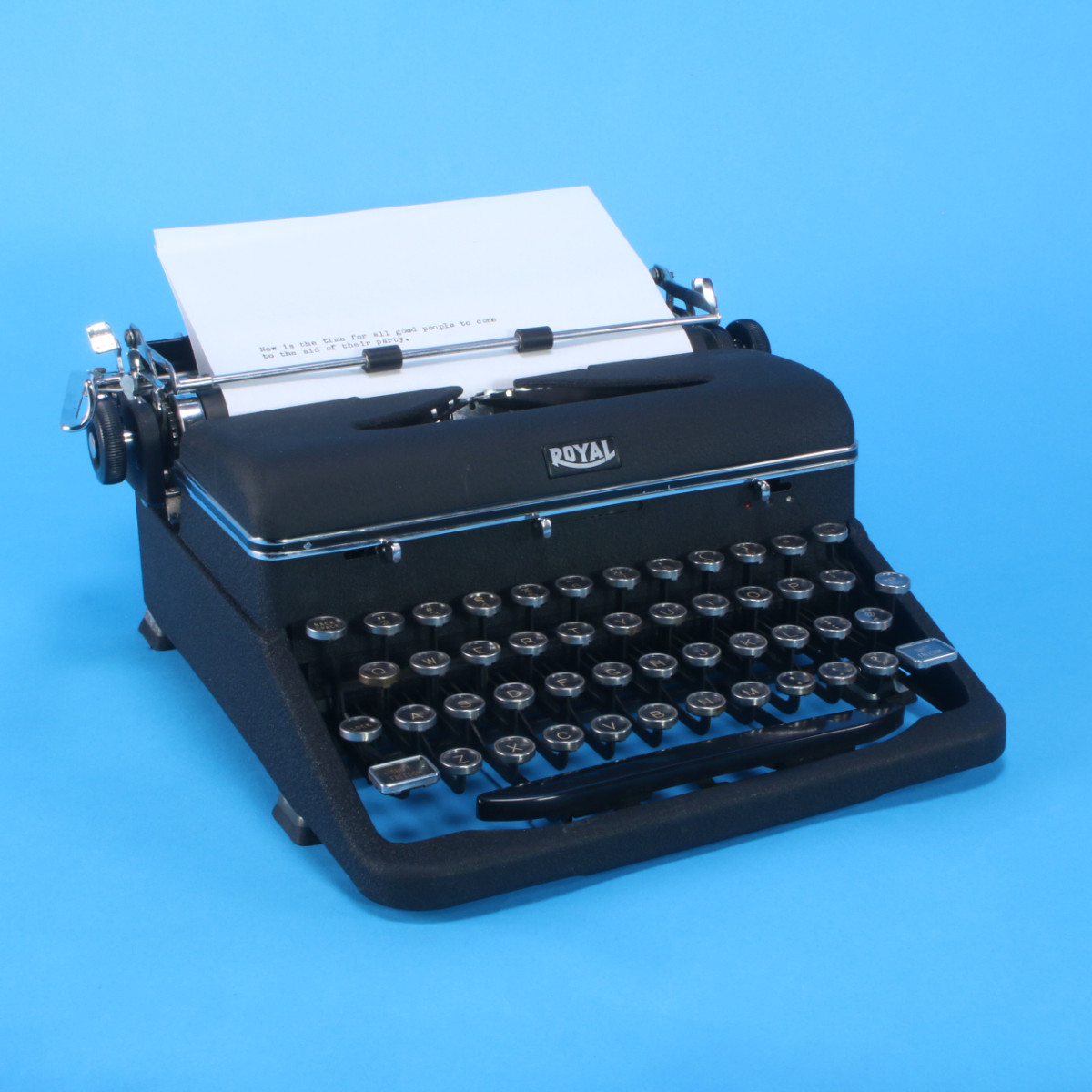 Royal Quiet De Luxe Portable Typewriter - Refurbished