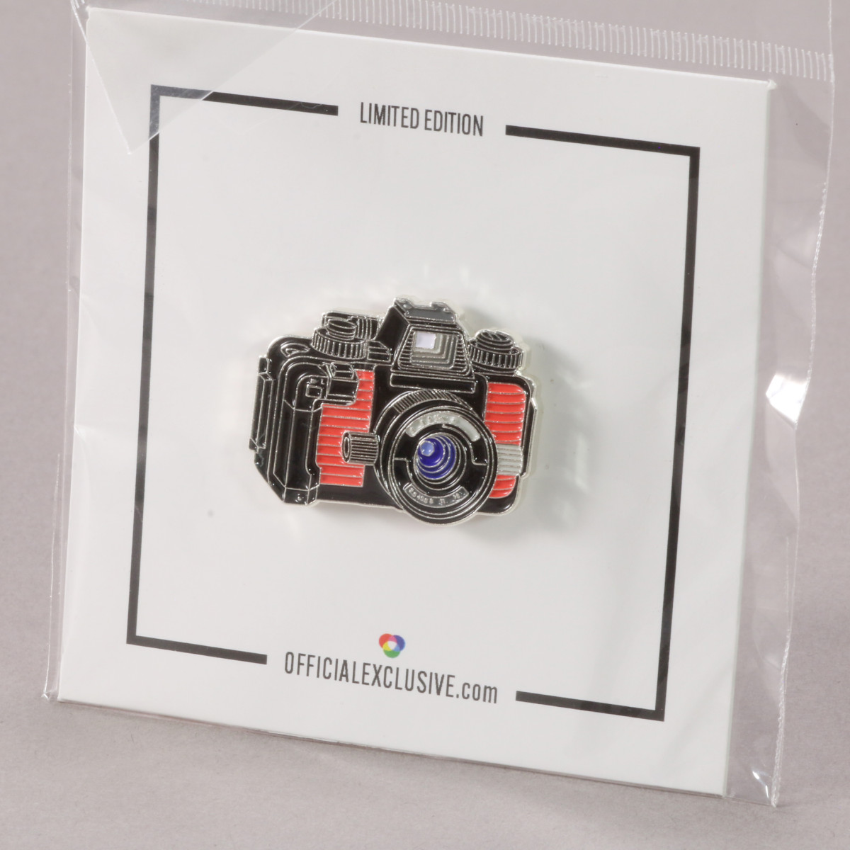 Nikonos V Enamel Pin
