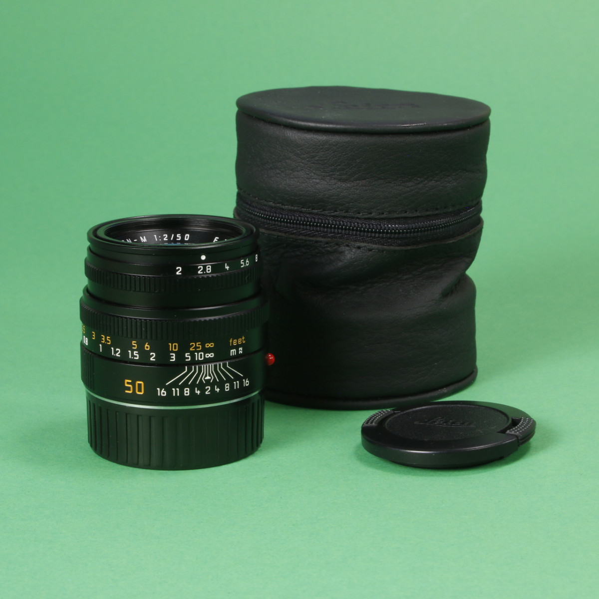 Leica 50mm f2 Summicron-M Lens 11826 for Leica M - 6-Bit Coded
