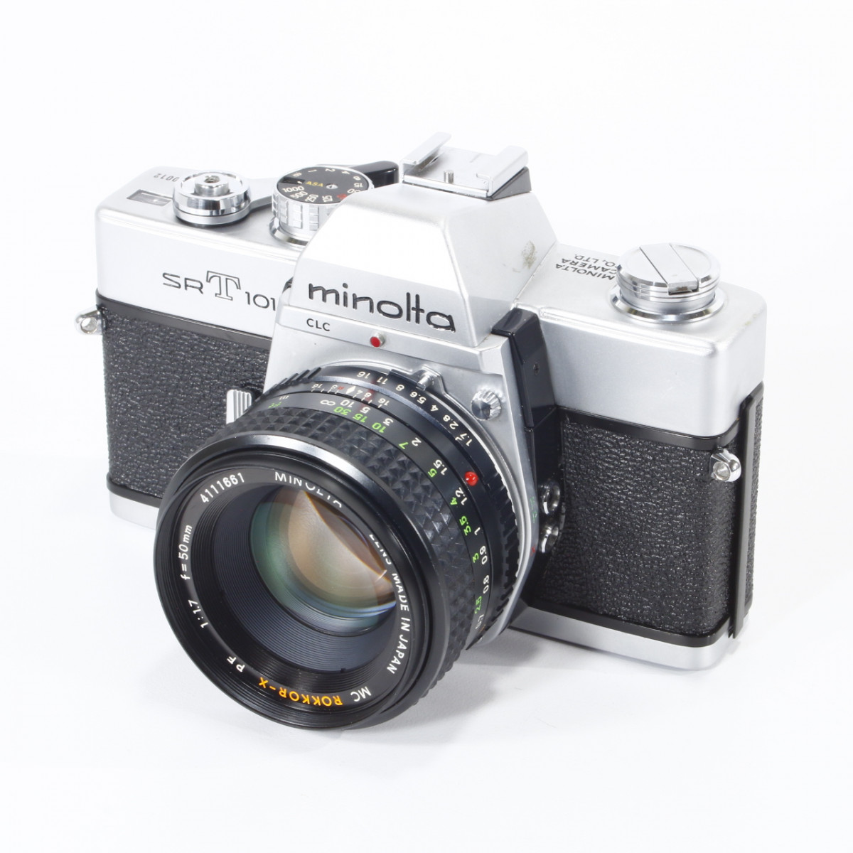 Minolta SRT 101 Camera With Minolta 50mm f1.7 Rokkor-X PF Lens