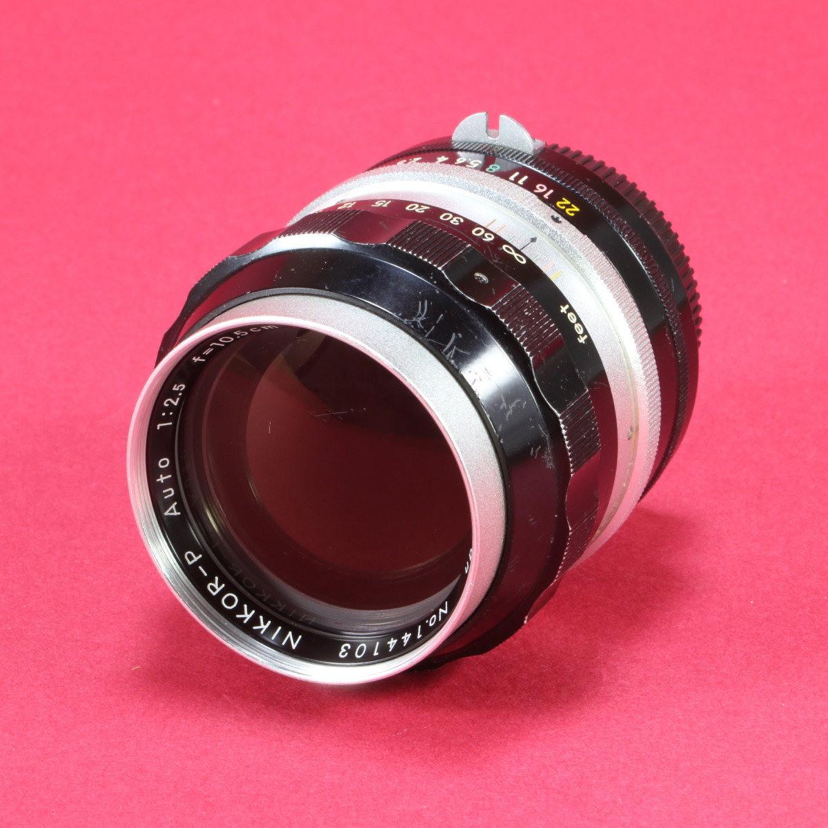 Nikon 10.5cm f2.5 Nikkor-P Lens for Non-AI