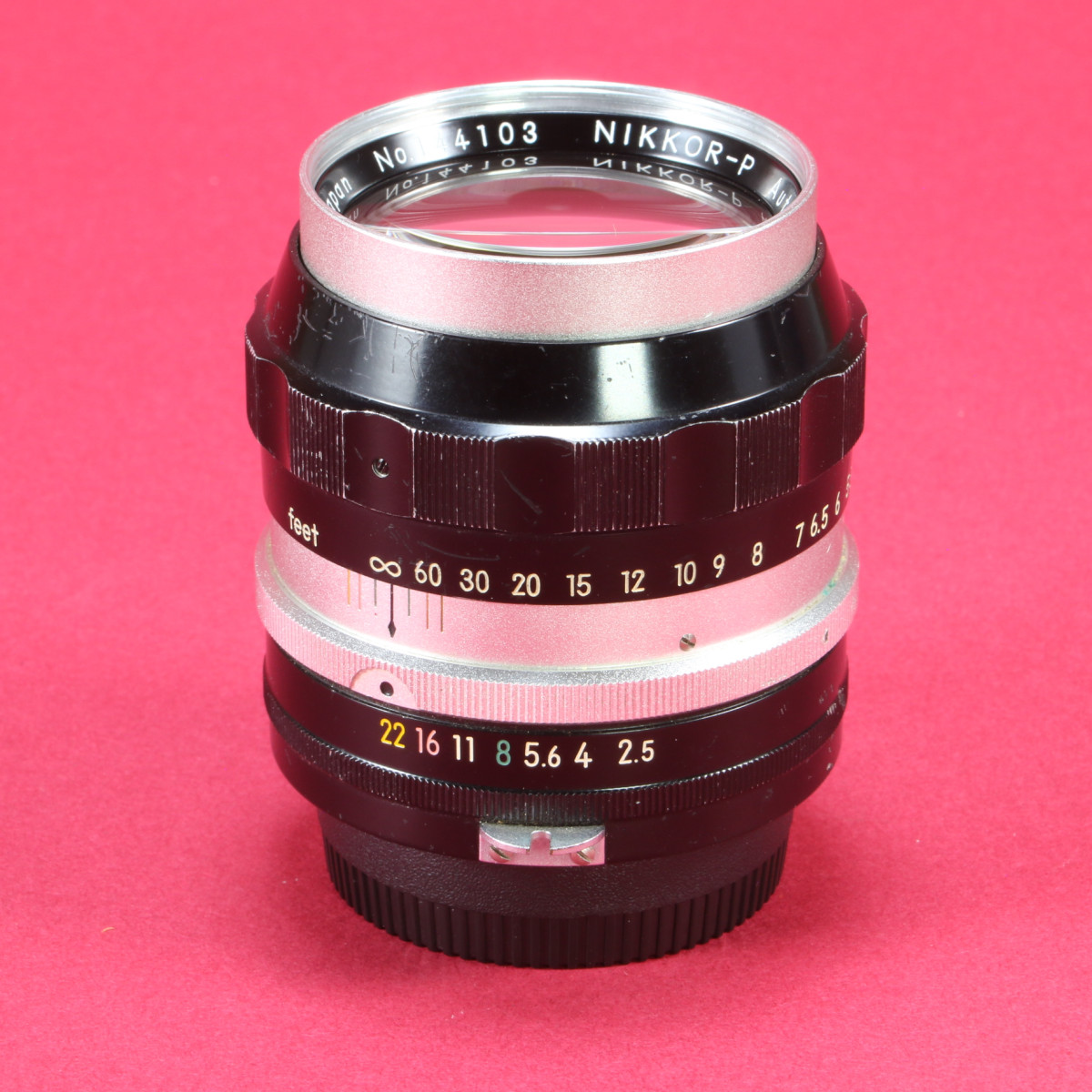 Nikon 10.5cm f2.5 Nikkor-P Lens for Non-AI