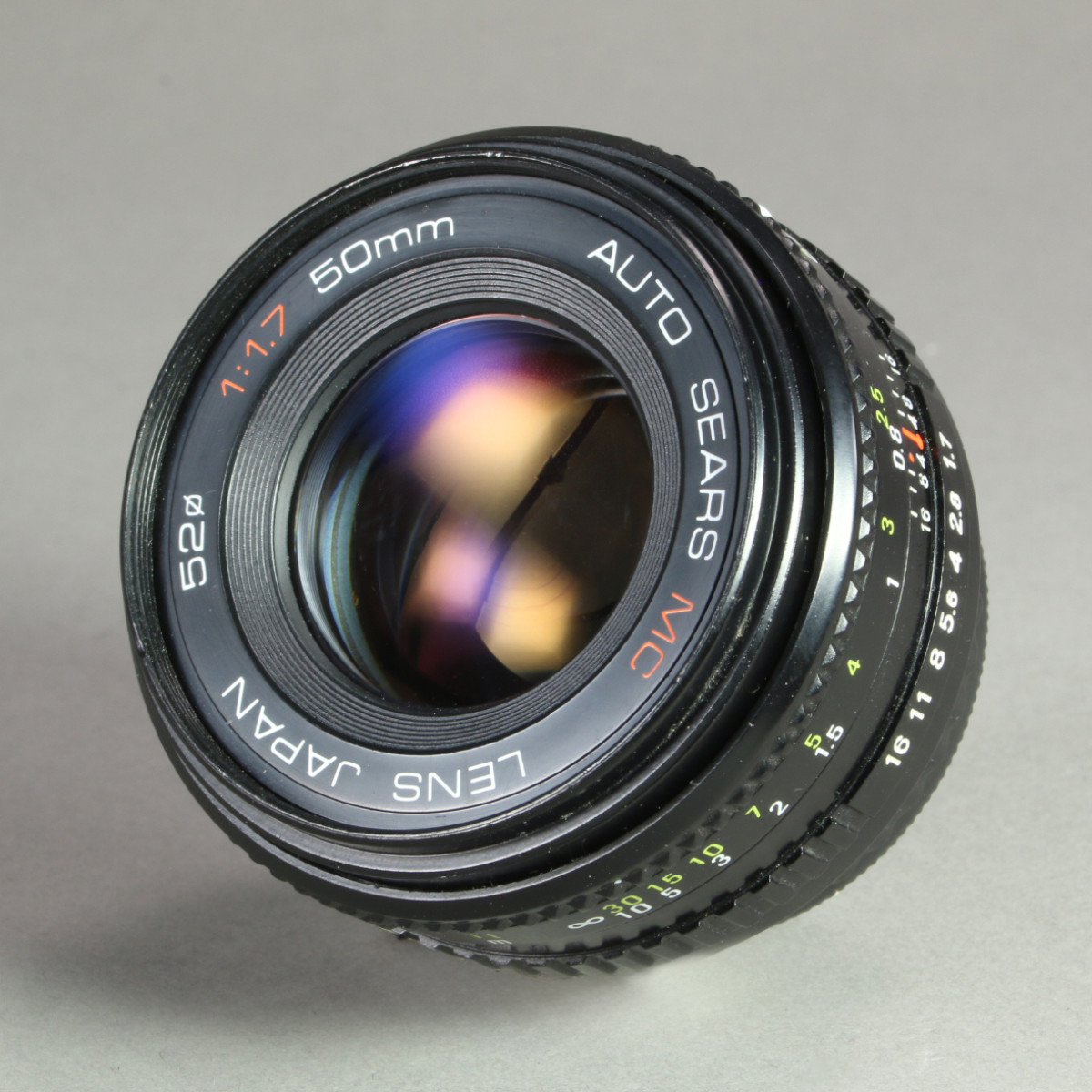 Sears 50mm f1.7 Auto MC Lens for Pentax PK-M