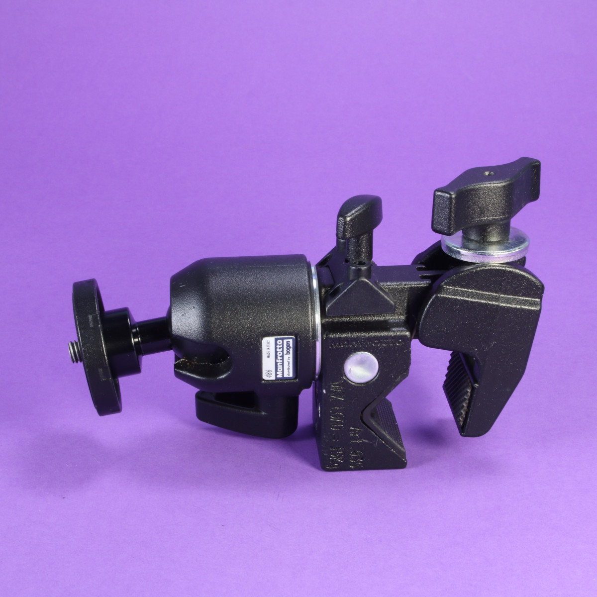 Manfrotto 486 Ball Head with 635 Super Clamp