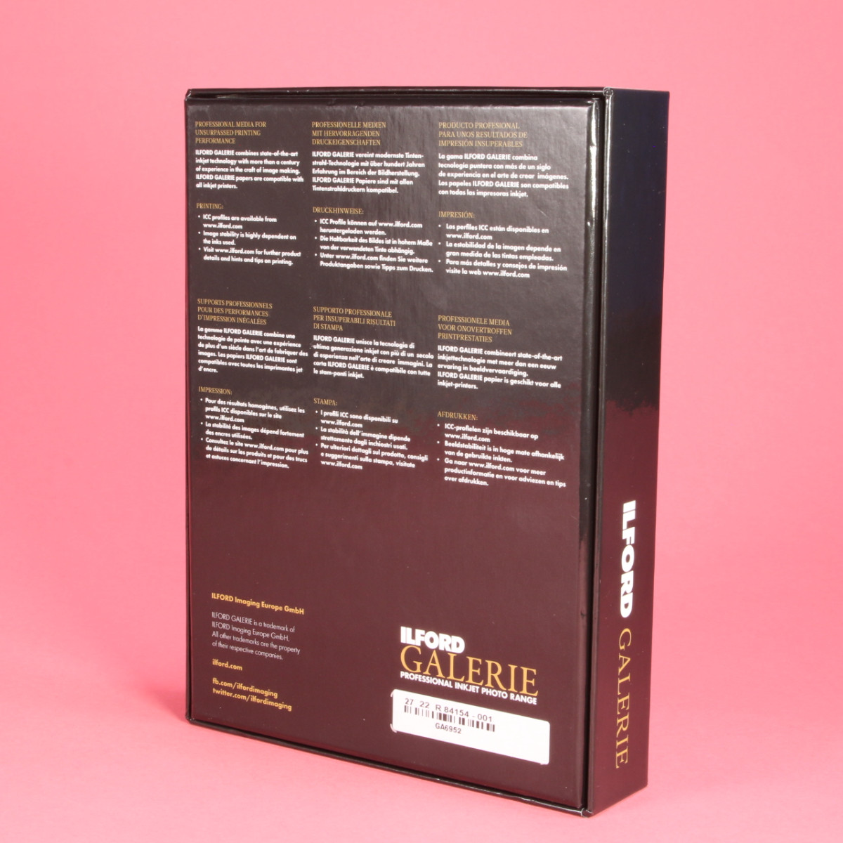Ilford Galerie Smooth Pearl Inkjet Paper 5x7" - 100 Sheets
