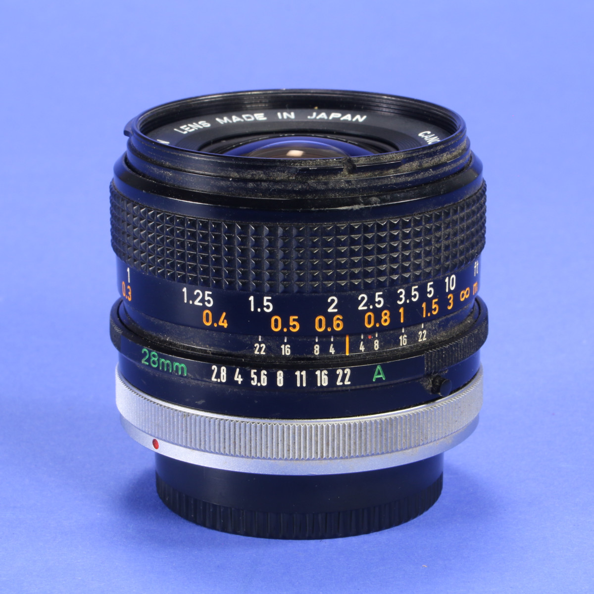 キヤノン CANON LENS FD 28mm F2.8 S.C ※r2 FD28mm f/2.8 S.C. - Canon Camera Museum