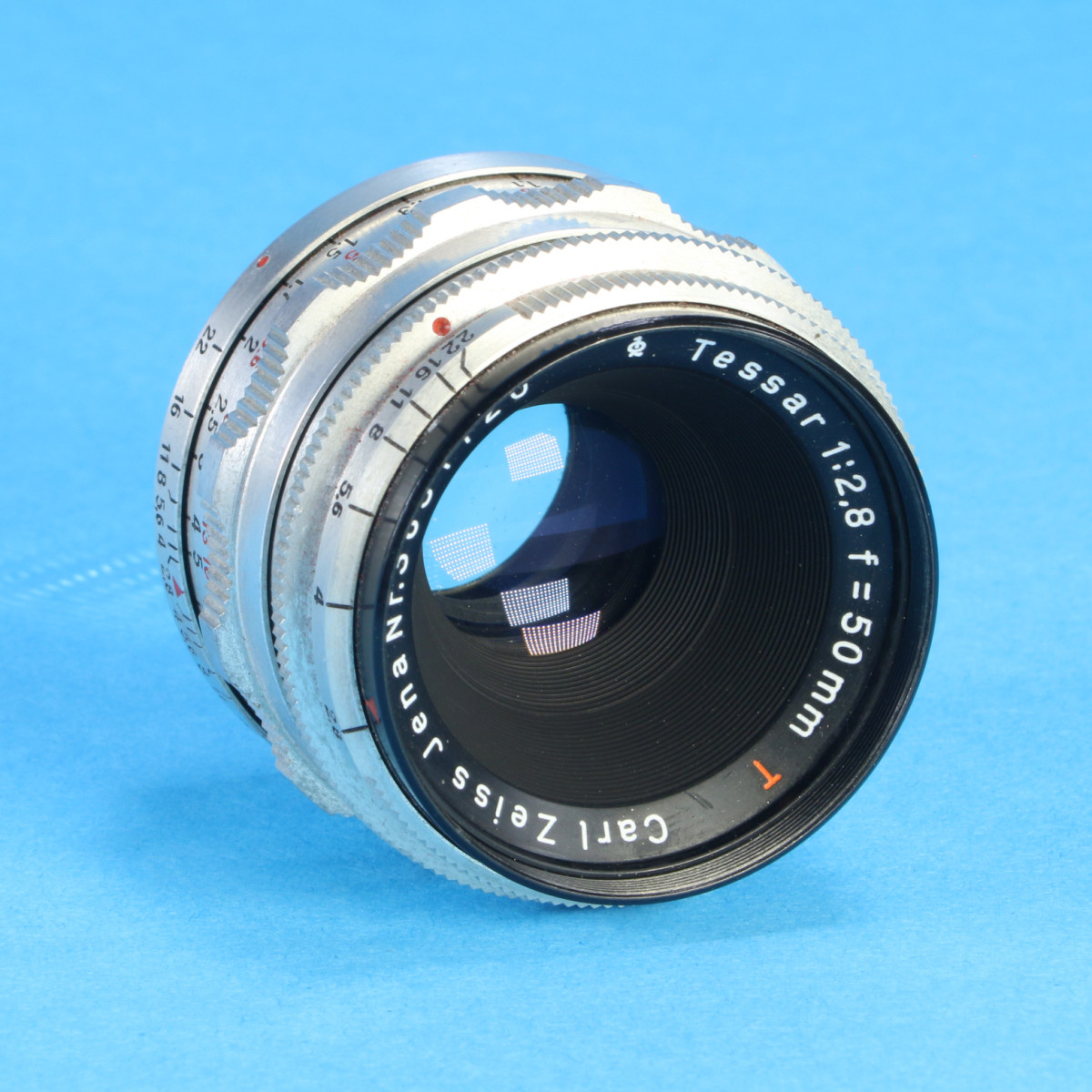 Carl Zeiss Jena 50mm f2.8 T Tessar Lens for Exakta