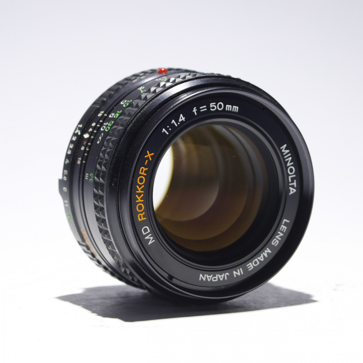 【ほぼライカ】minolta MD ROKKOR 50mm F1.4 902 Minolta 50mm f1.4 Rokkor-X MD lens | Blue Moon Camera