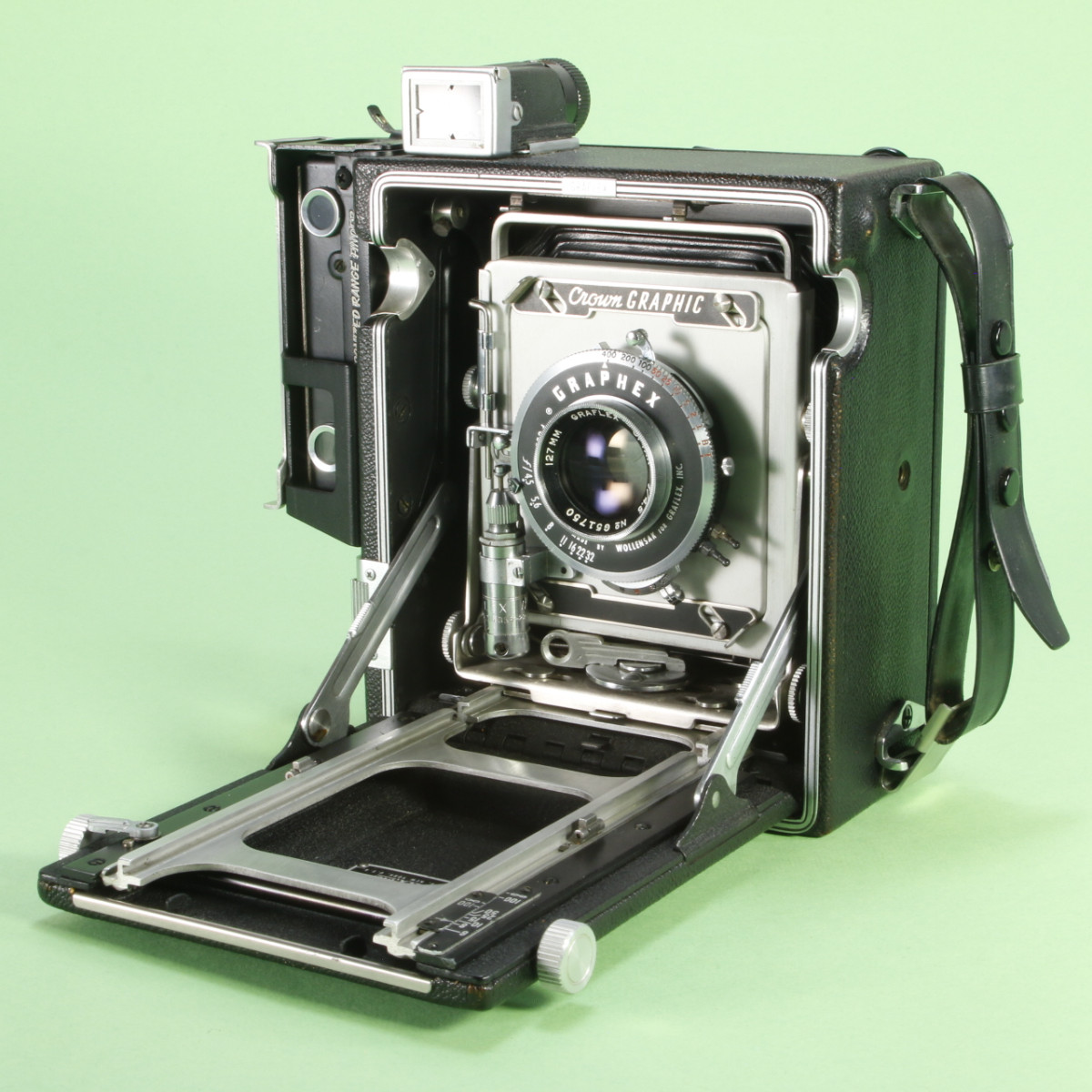 Graflex Speed Graphic 3.25" x 4.25" Camera with Kodak 127mm f4.7 Ektar Lens