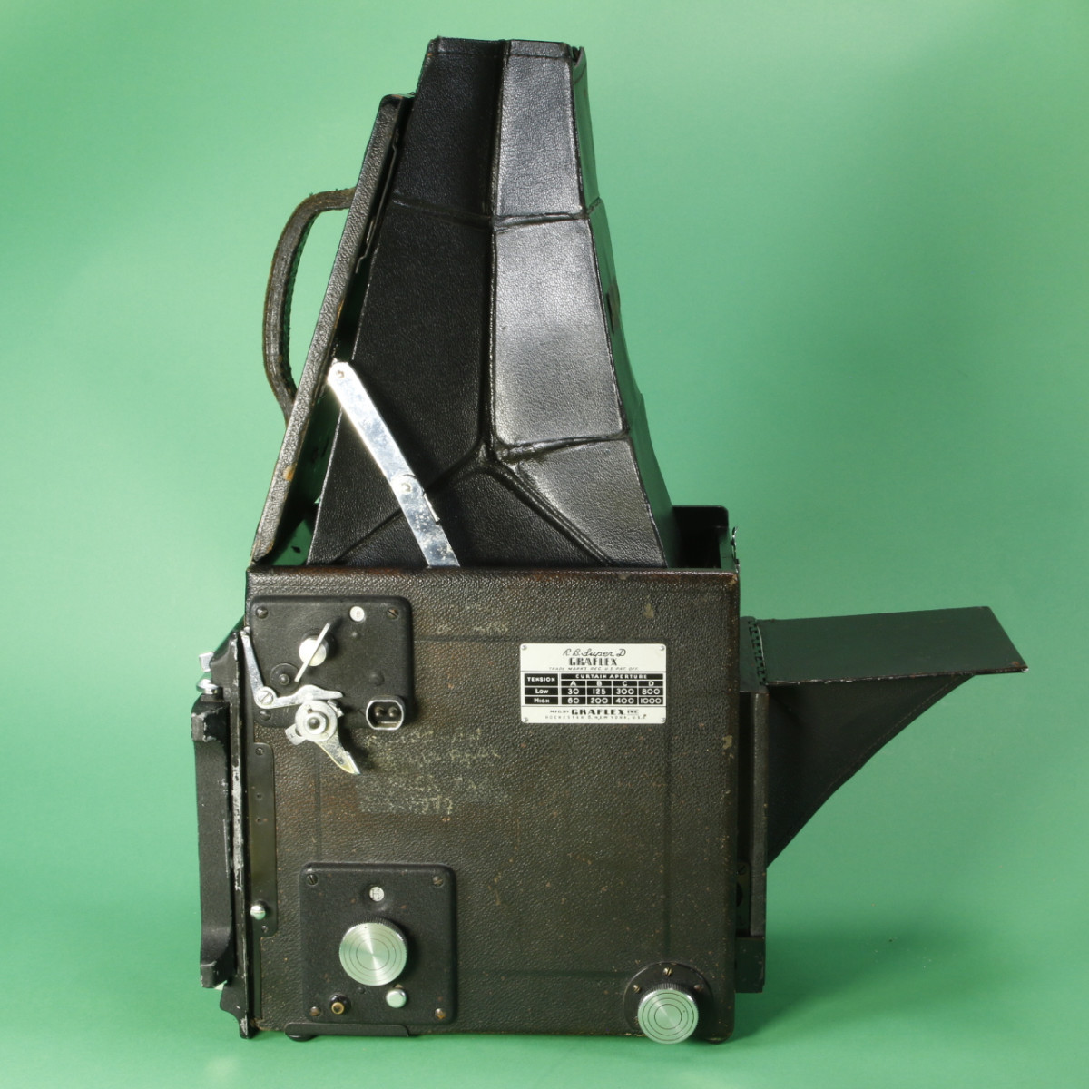 Graflex RB Super D Camera with 190mm f5.6 Lens - 4x5