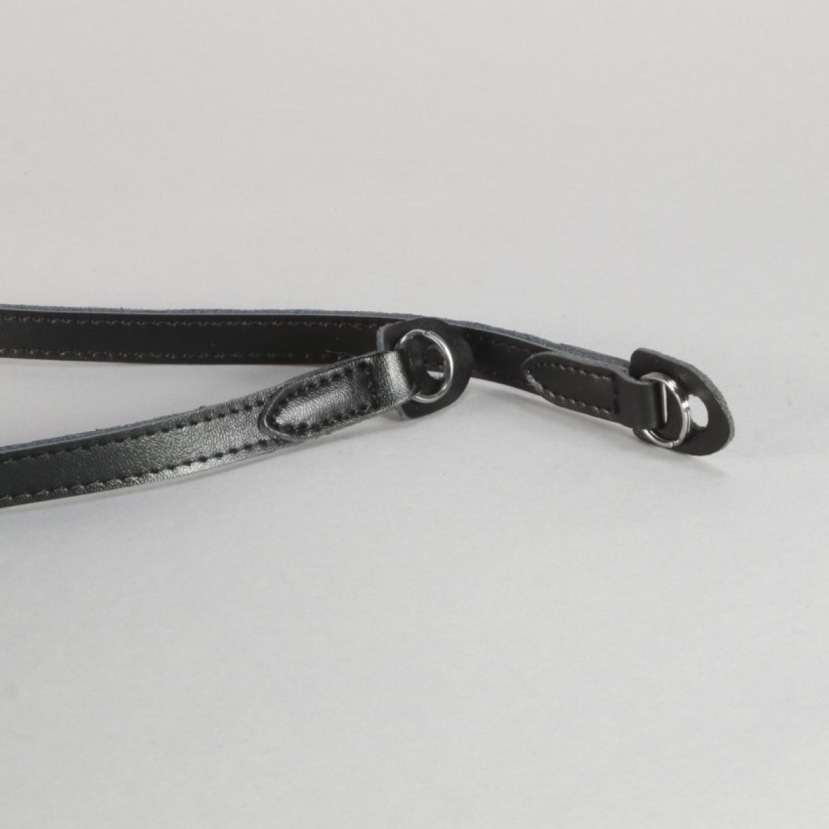 Ogden Banks Leather Neck Strap - Black
