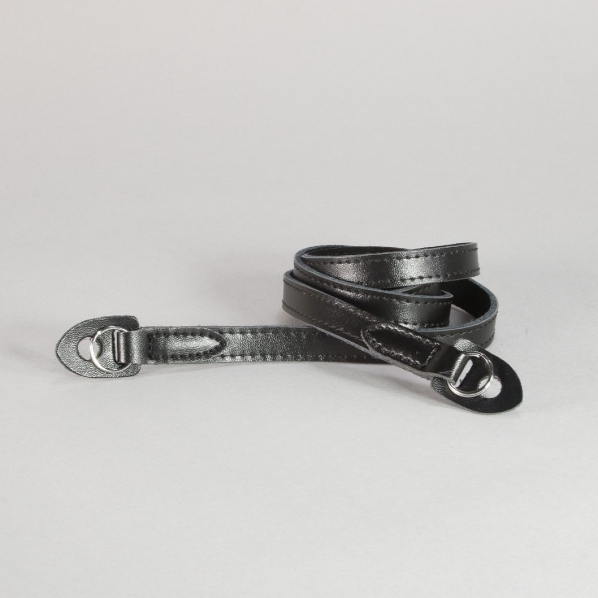 Ogden Banks Leather Neck Strap - Black