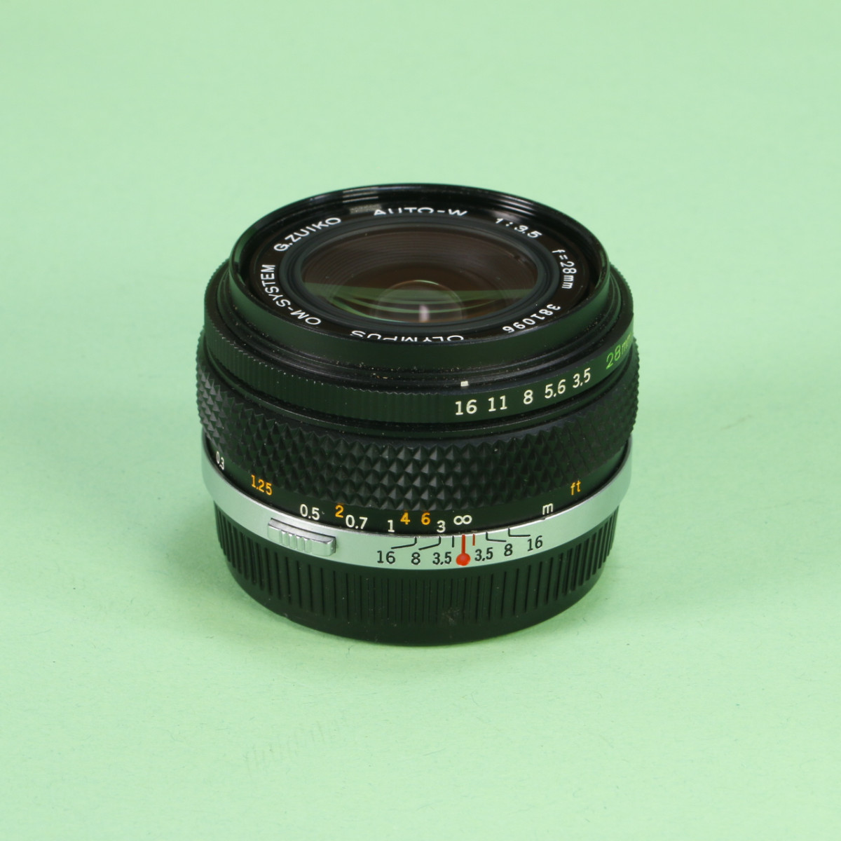 OLYMPUS オリンパス G.ZUIKO AUTO-W 28mm F3.5 Olympus G.Zuiko 28mm F3.5 Auto-W Lens (Used) - Camera Lane