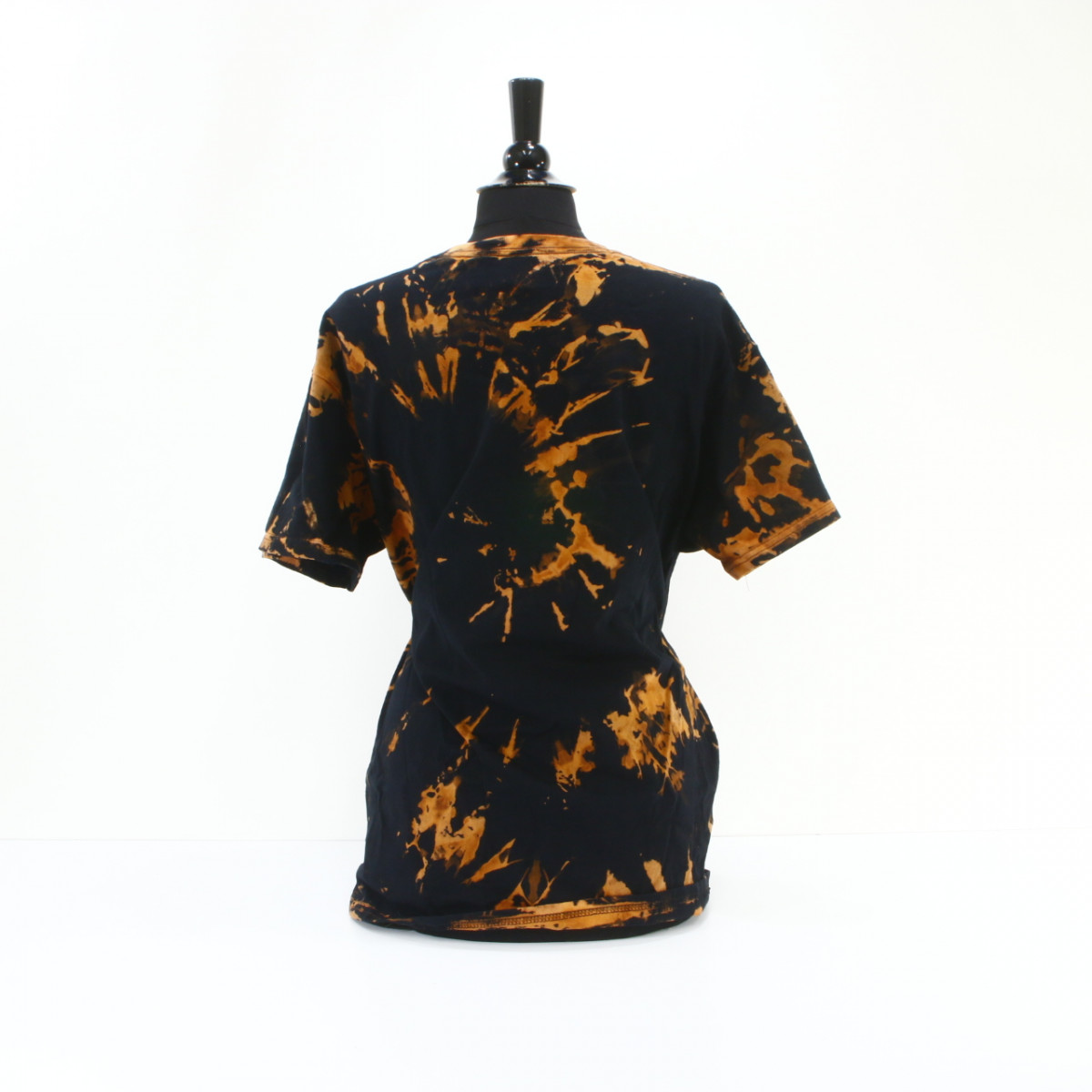 NLA - Analog Camera Black/Orange Tie-Dye T-Shirt - Size Large