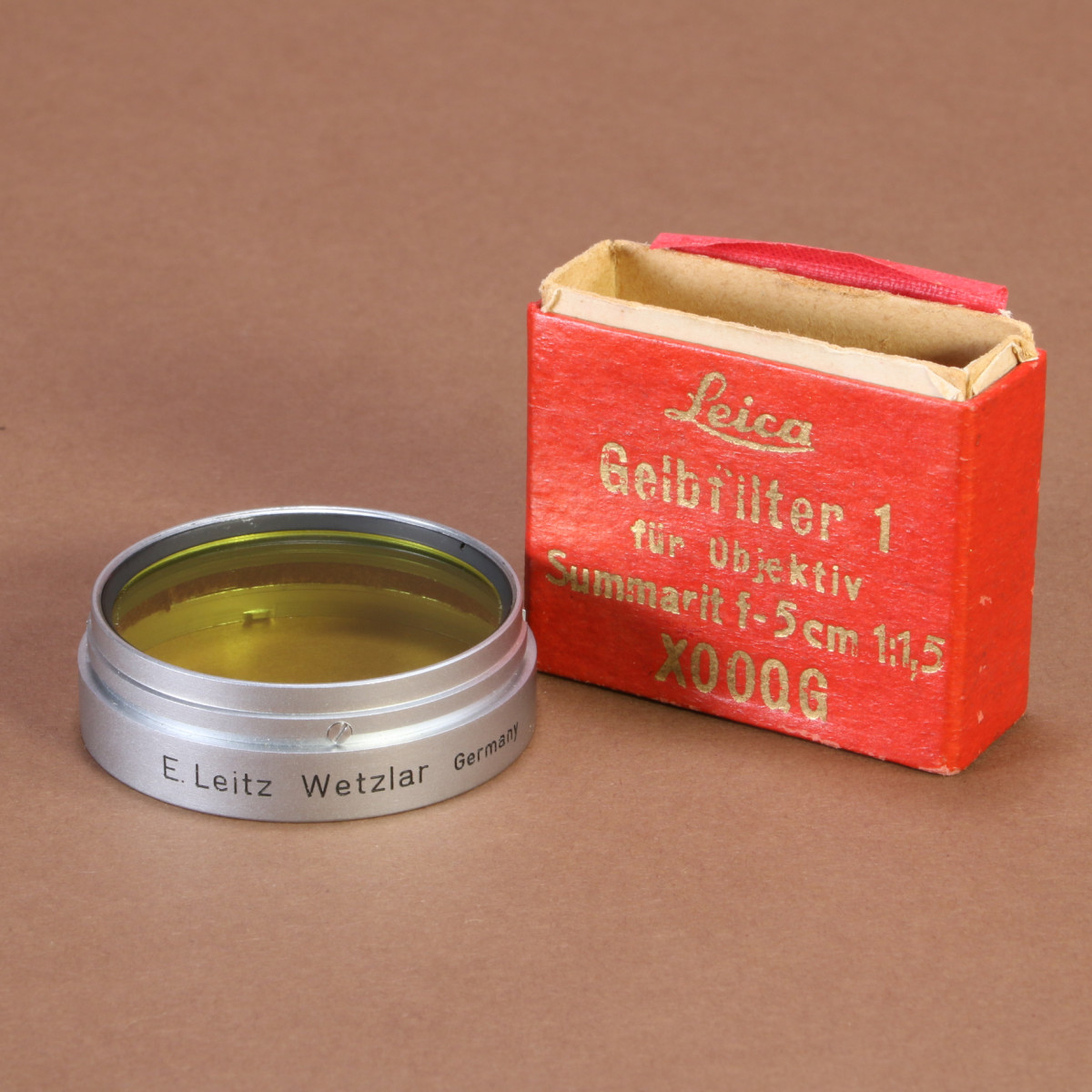 Leica Gelbfilter 1 (Yellow Filter 1) XOOQG for 5cm f1.5 Summarit