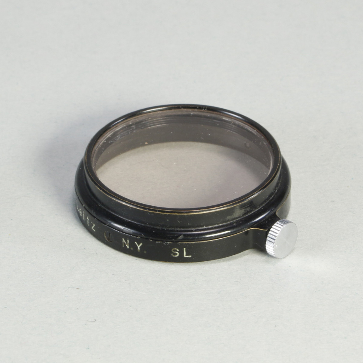 ライカ A36カブセ式 UVフィルター　希少なブラック Leitz UV Filter A36 – FLASHBACK CAMERA