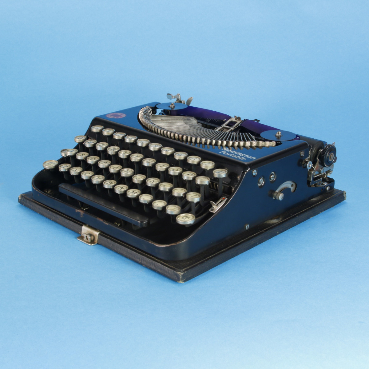 Remington Portable No. 1 Typewriter - Refurbished | Blue
