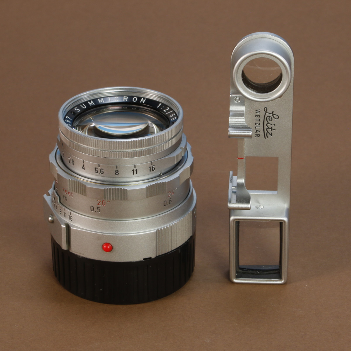 Leica 50mm f2 Summicron Dual Range Lens for Leica M - Serviced by DAG