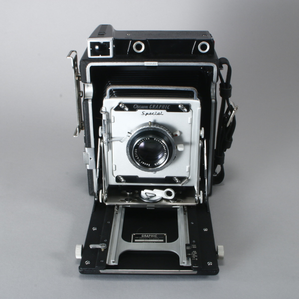 Graflex Crown Graphic Special 4x5 Camera with 135mm f4.7 Xenar Lens - Refurbished