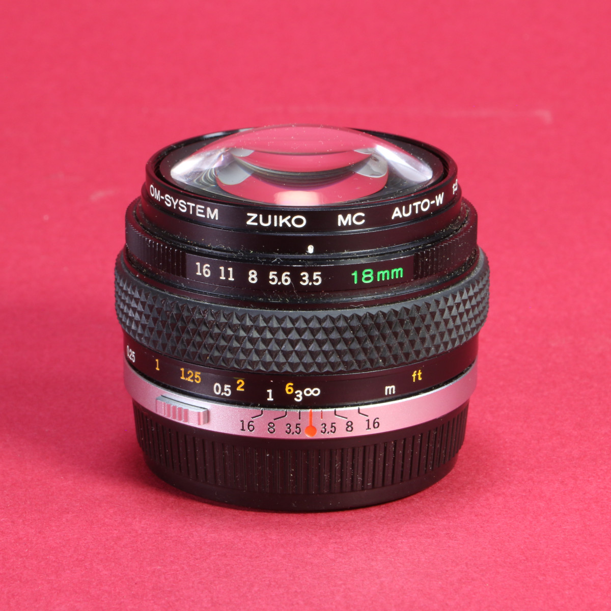 Olympus 18mm f3.5 Zuiko MC Auto-W Lens for OM | Blue Moon Camera