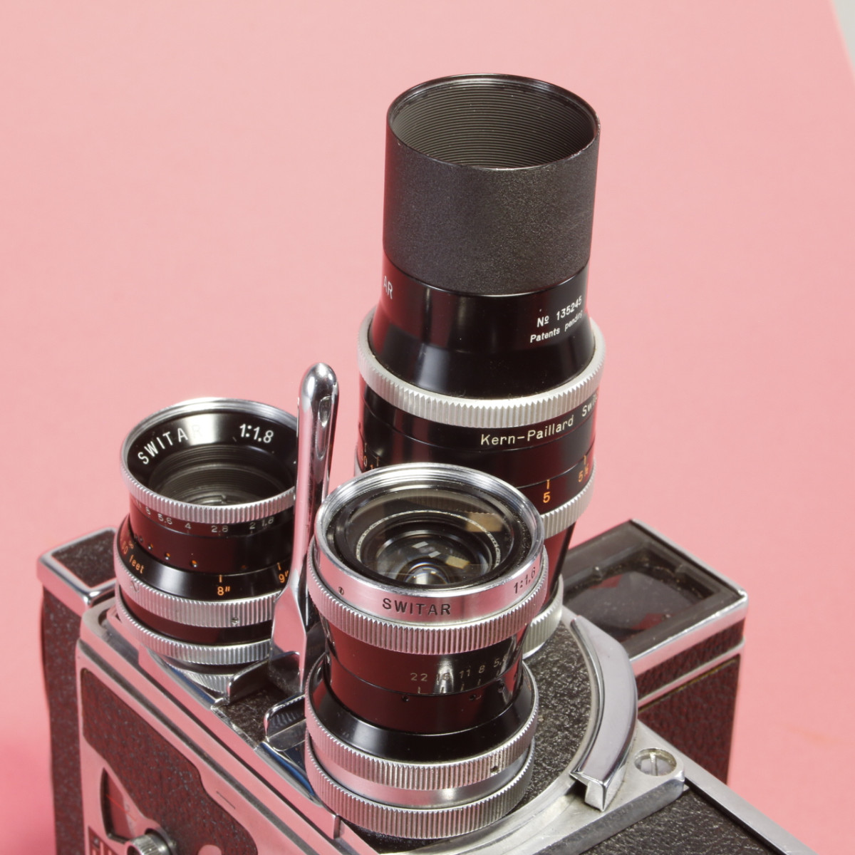 BOLEX H16 美品 Bolex H16 Deluxe Camera with 3 Lenses | Blue Moon Camera