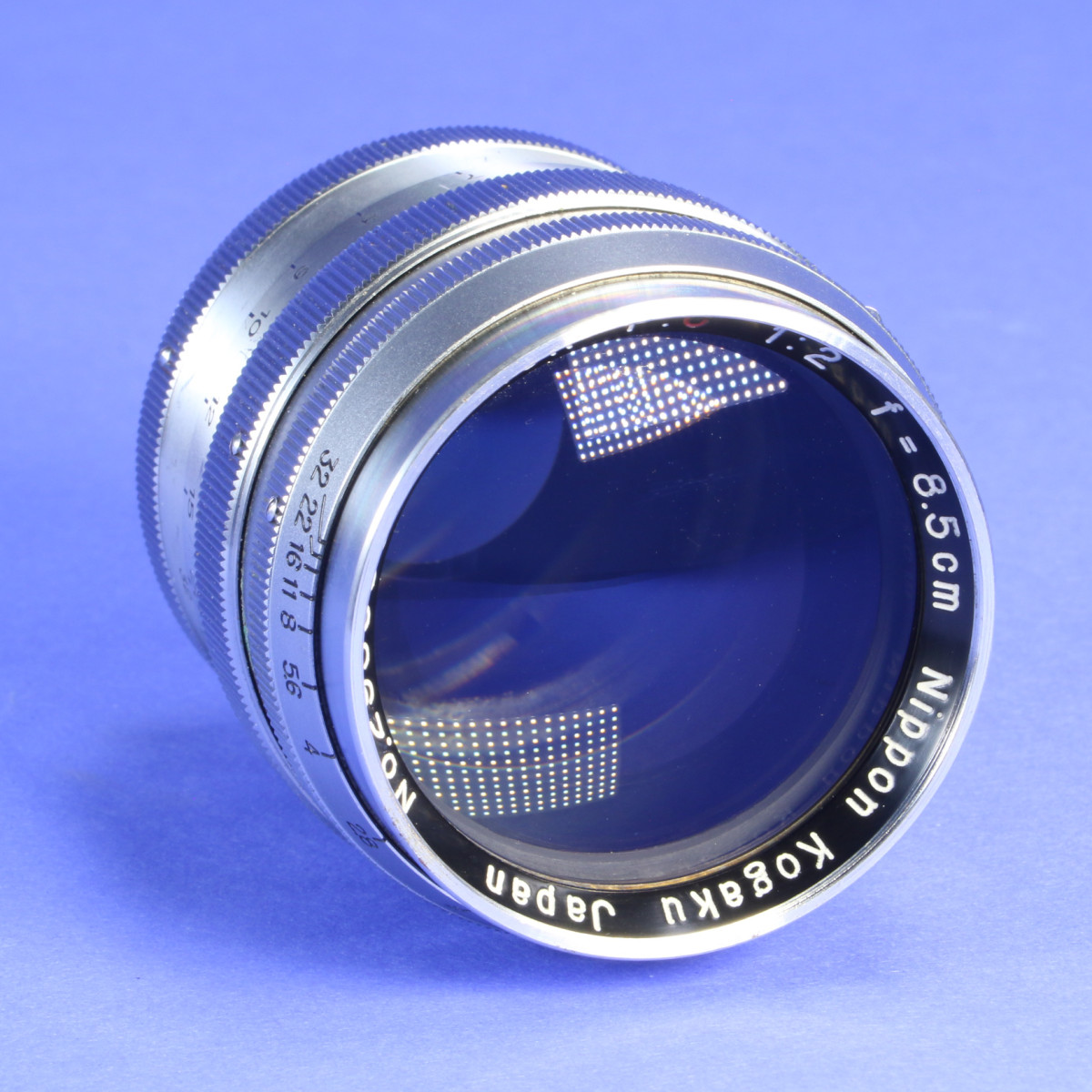 Nikon 8.5cm f2 Nikkor-P.C Lens for M39