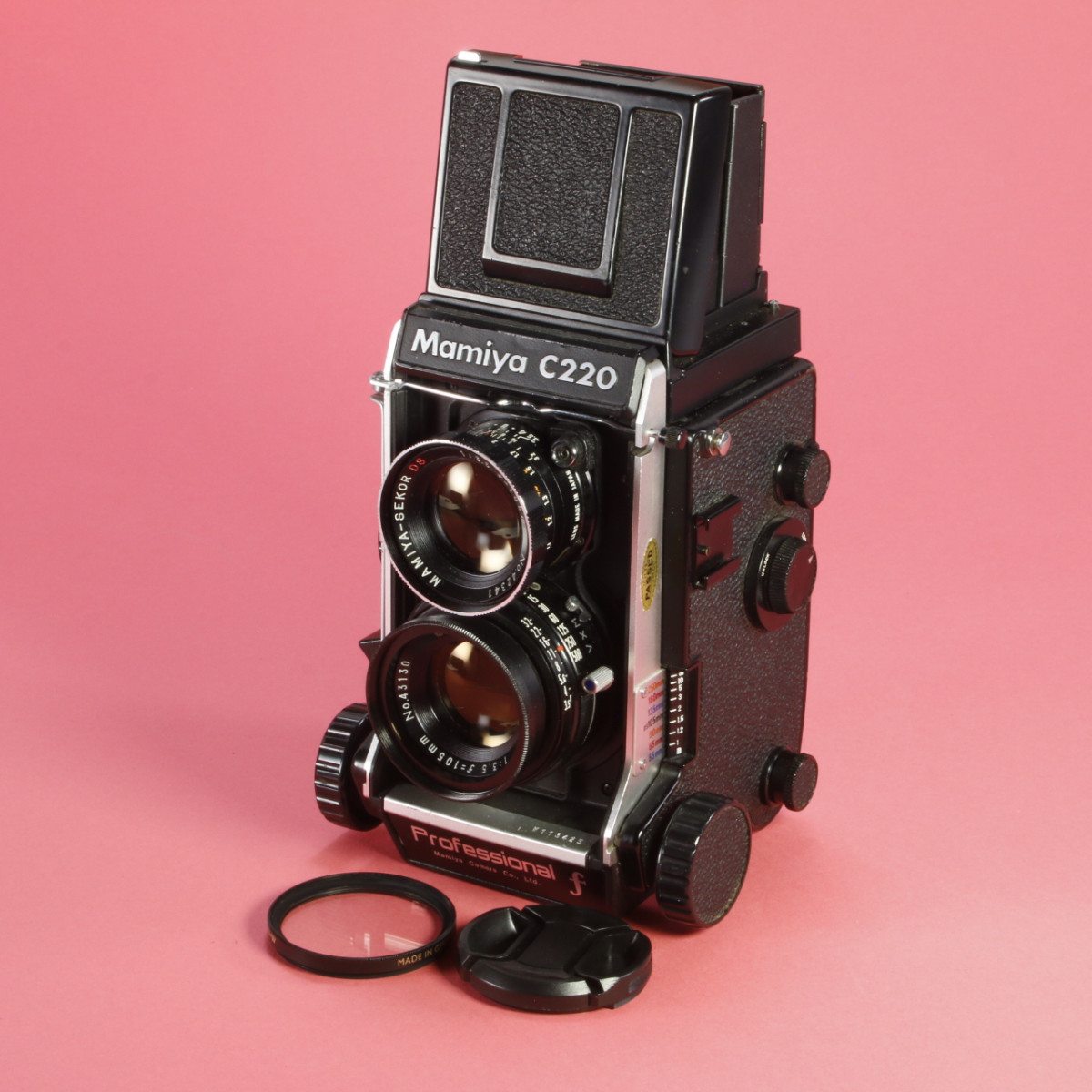 日*9様 MAMIYA C220 PROFESSIONAL A- Mint/Blue Dot] Mamiya C220 Pro TLR Film Camera w/ SEKOR