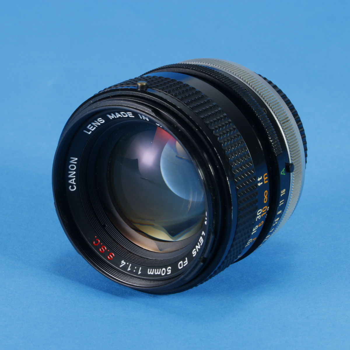 Canon 50mm f1.4 S.S.C. FD Lens | Blue Moon Camera