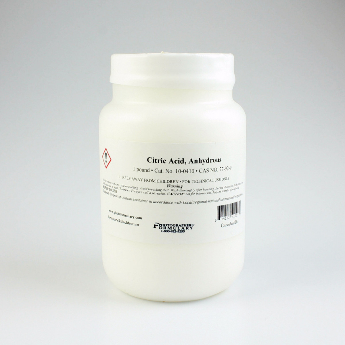 Photographer's Formulary Citric Acid - 1lb