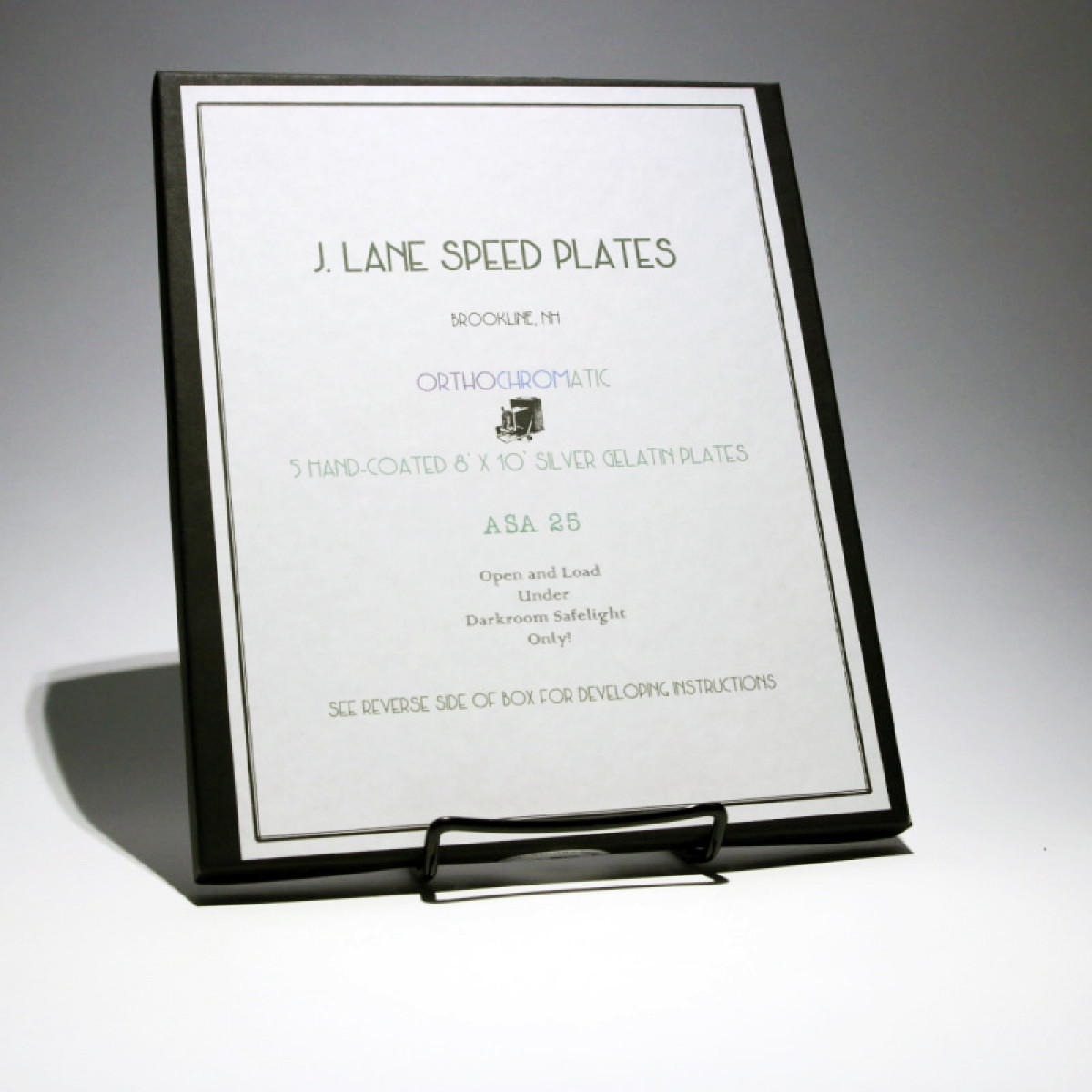 NLA - J. Lane Speed Plate 8x10 - Box of 5 sheets