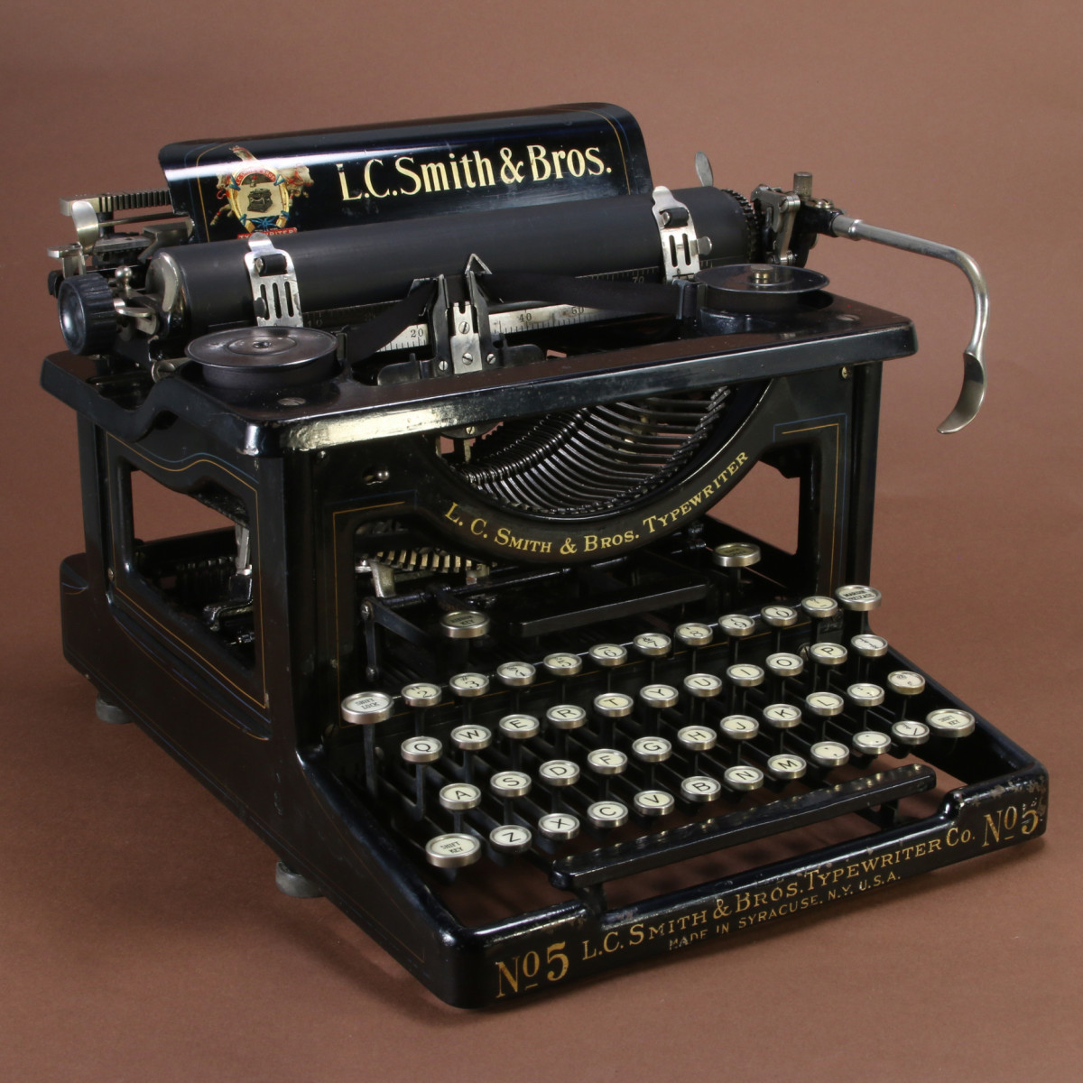 L.C. Smith No. 5 Desktop Typewriter