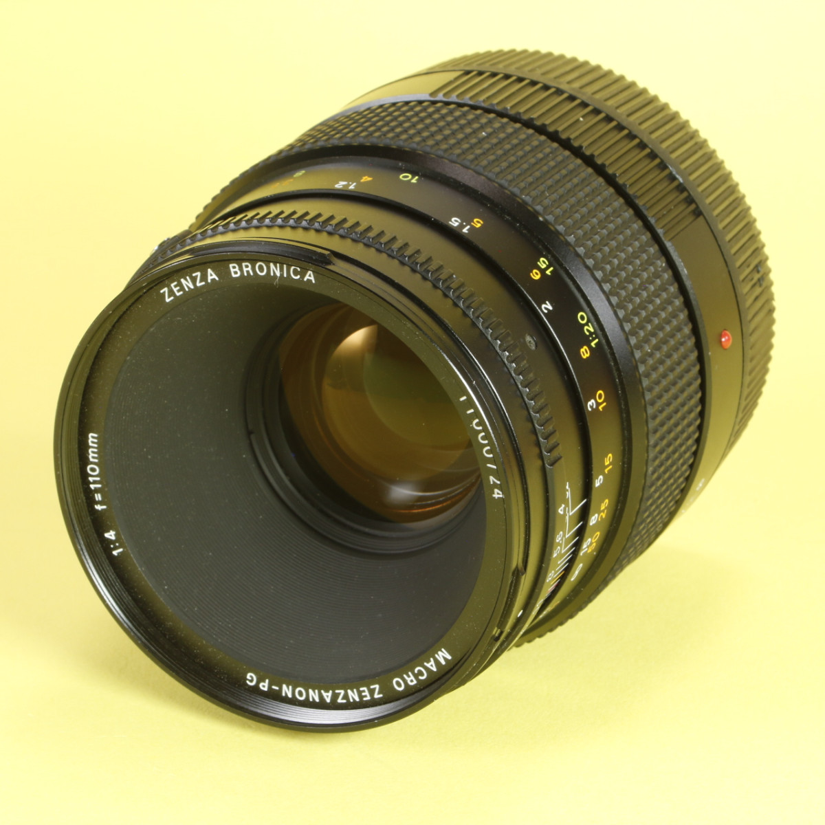 Bronica 110mm f4 Macro Zenzanon-PG Lens for GS-1 | Blue Moon