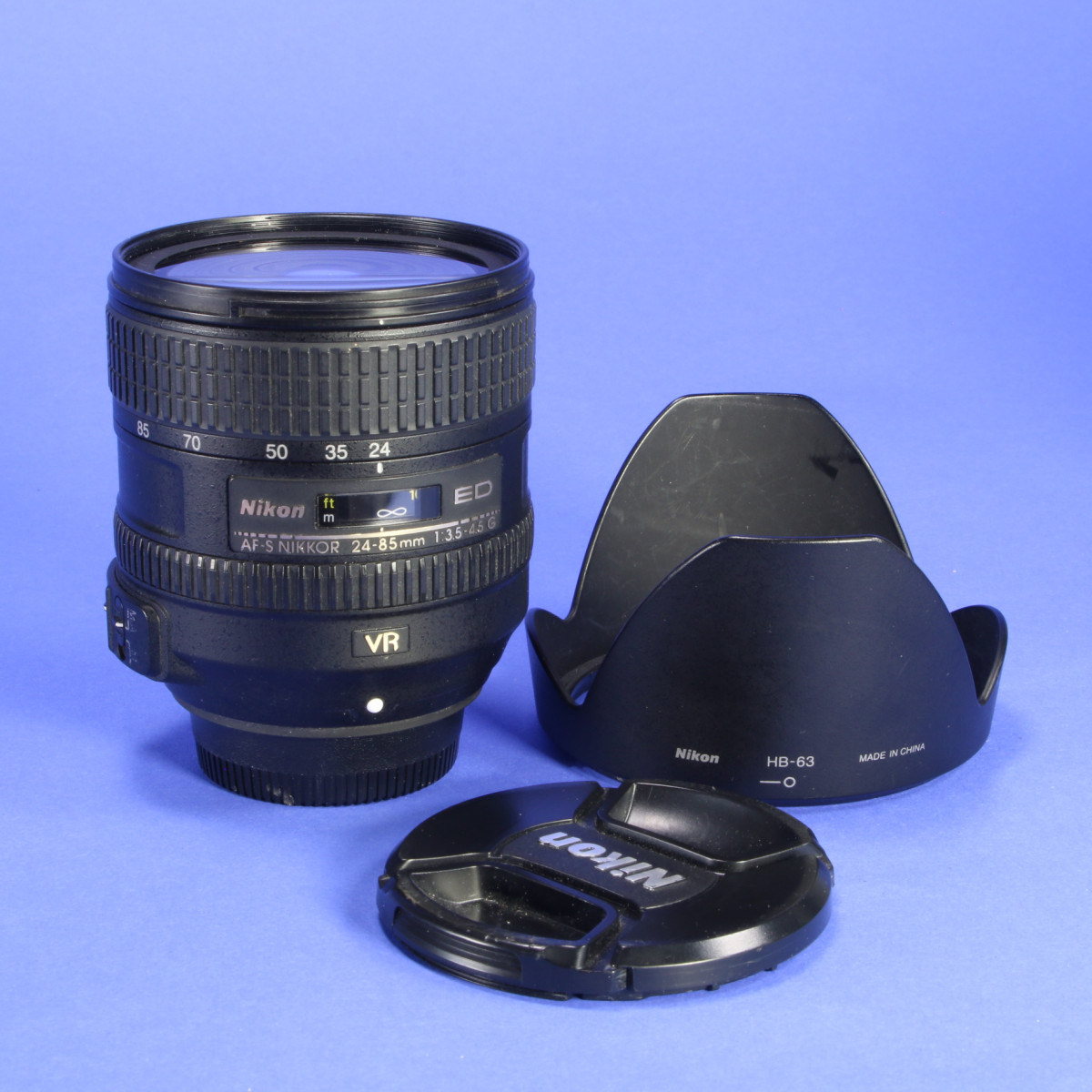 Nikon 24-85mm f3.5-4.5 G ED AF-S Nikkor VR Lens for Nikon AF