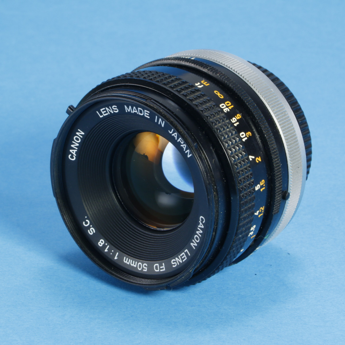 Canon 50mm f1.8 SC FD Lens