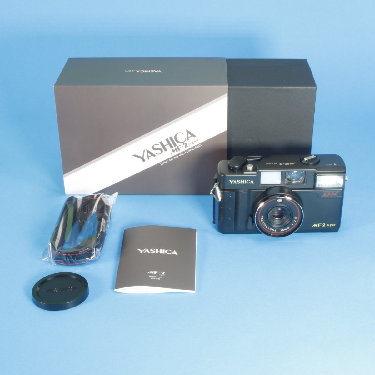 NLA - Yashica MF-2 Super 35mm Compact Camera with Built-In Flash